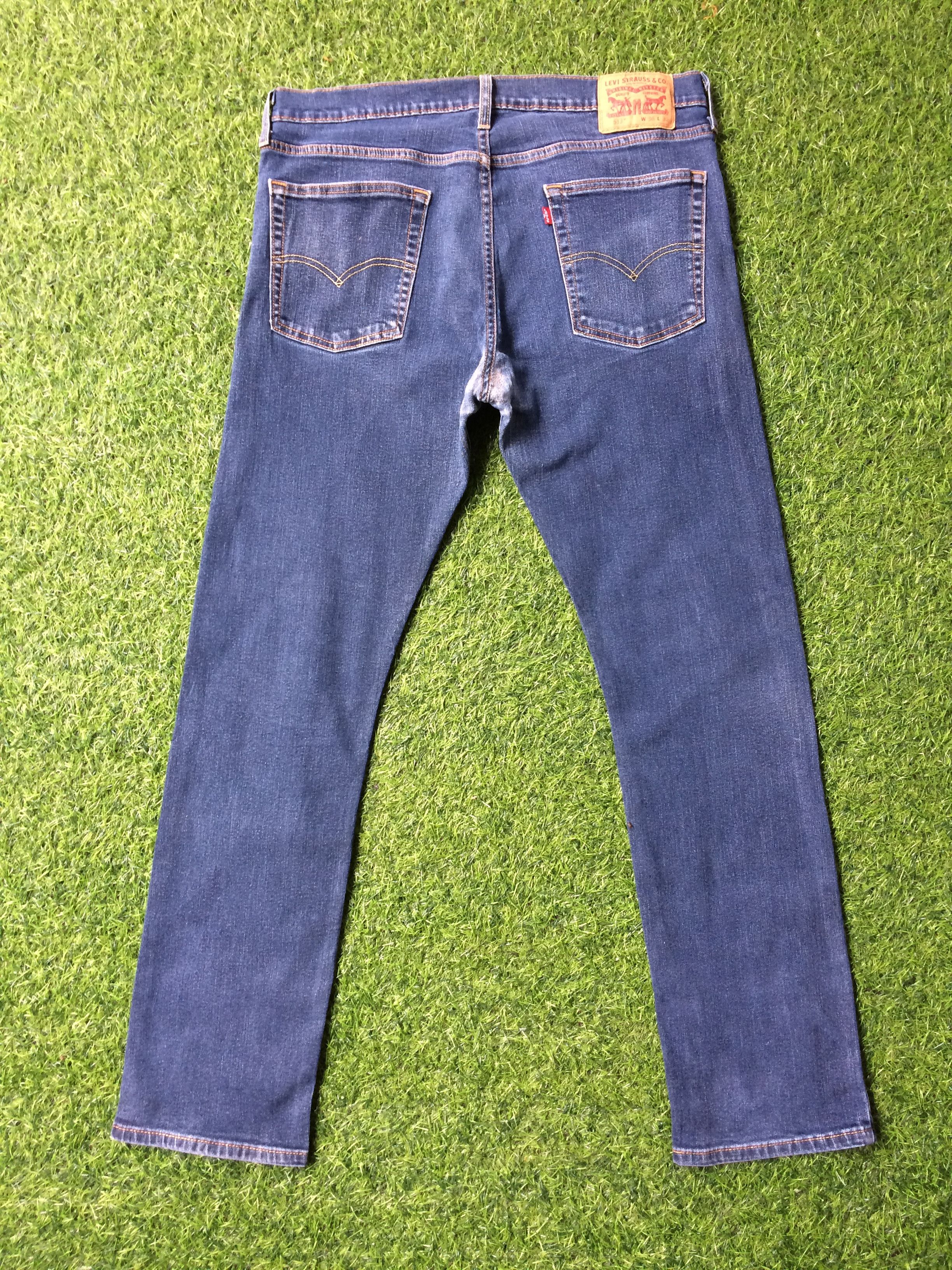 Levi's Vintage Distressed Levis 513 Jeans #B-490 Size US 35 - 2 Thumbnail