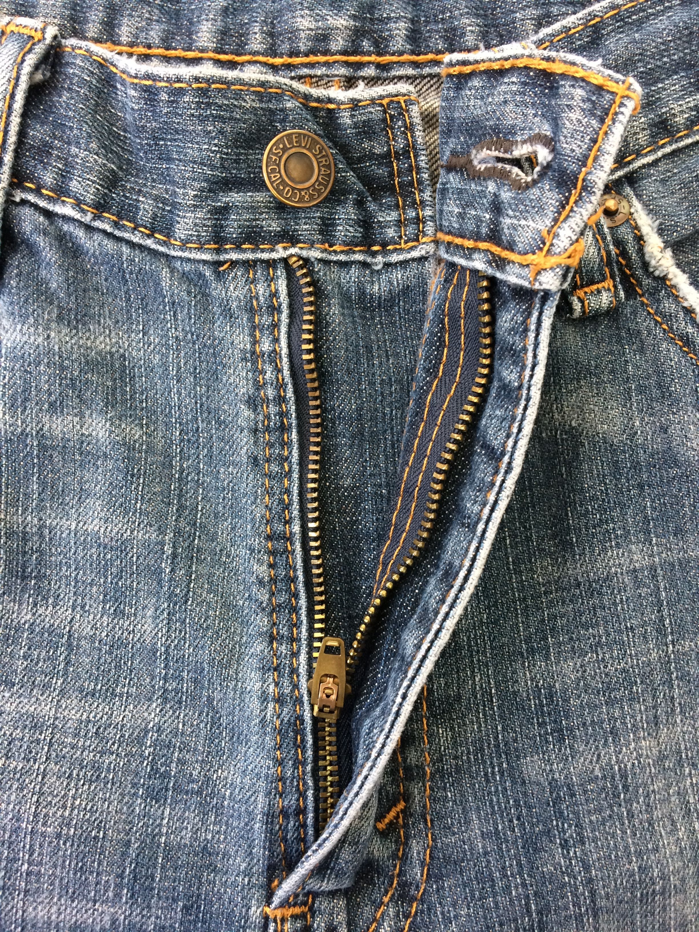 Levi's Vintage Distressed Levis 505 Jeans #B-258 Size US 35 - 3 Thumbnail