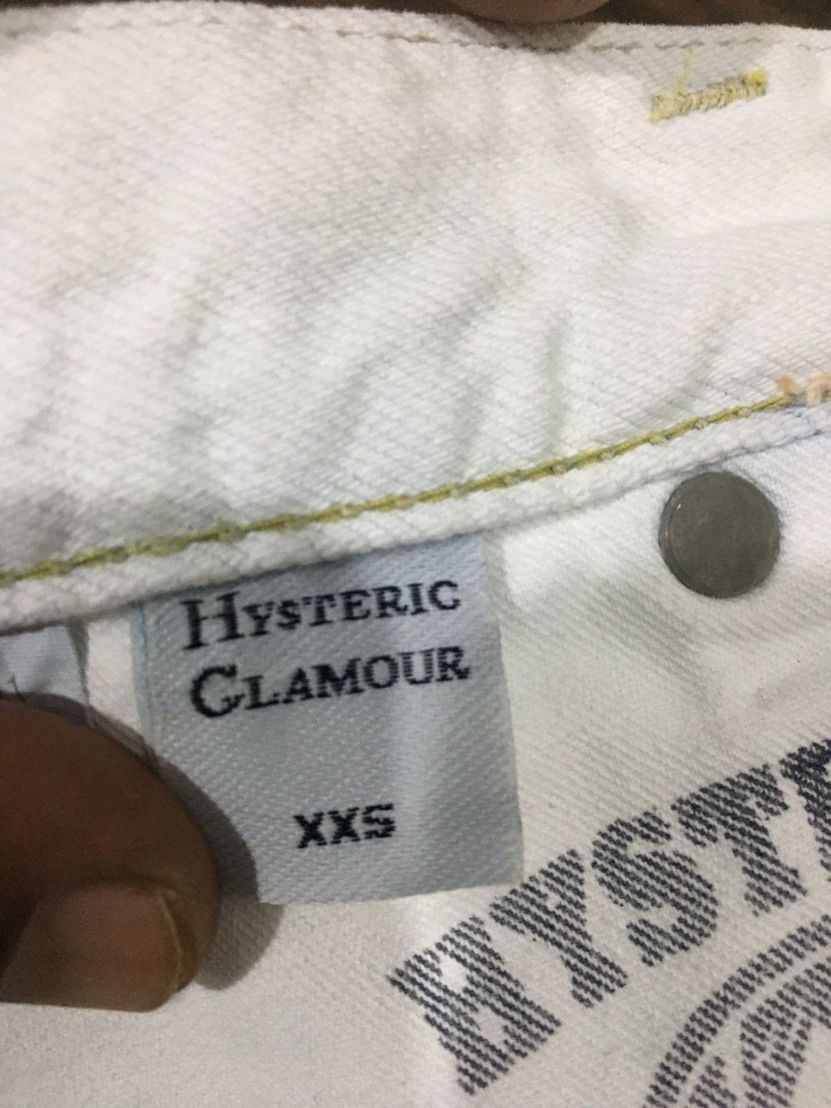 Hysteric Glamour Thrashed Hysteric Glamour Distressed Selvedge Denim patches Size US 28 / EU 44 - 14 Thumbnail