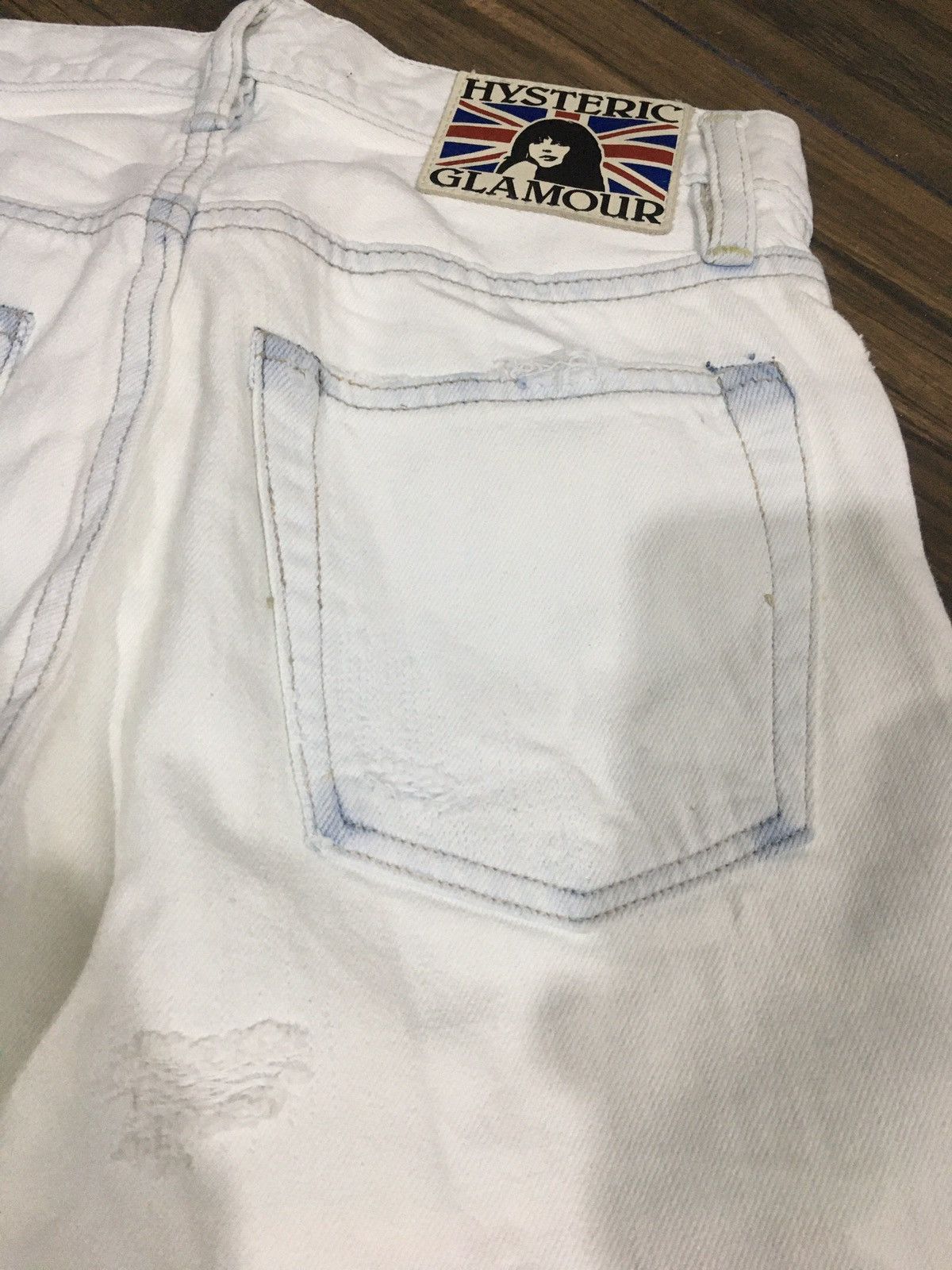 Hysteric Glamour Thrashed Hysteric Glamour Distressed Selvedge Denim patches Size US 28 / EU 44 - 8 Thumbnail