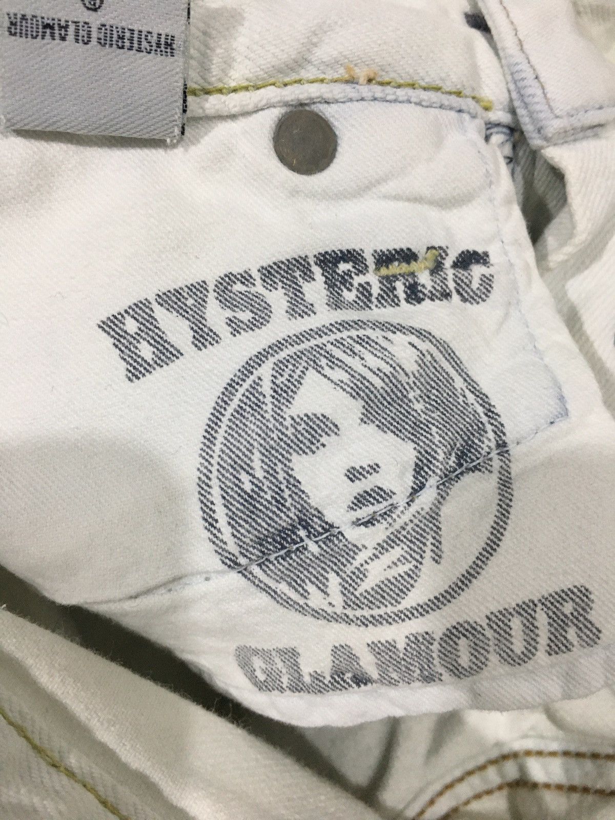 Hysteric Glamour Thrashed Hysteric Glamour Distressed Selvedge Denim patches Size US 28 / EU 44 - 12 Thumbnail