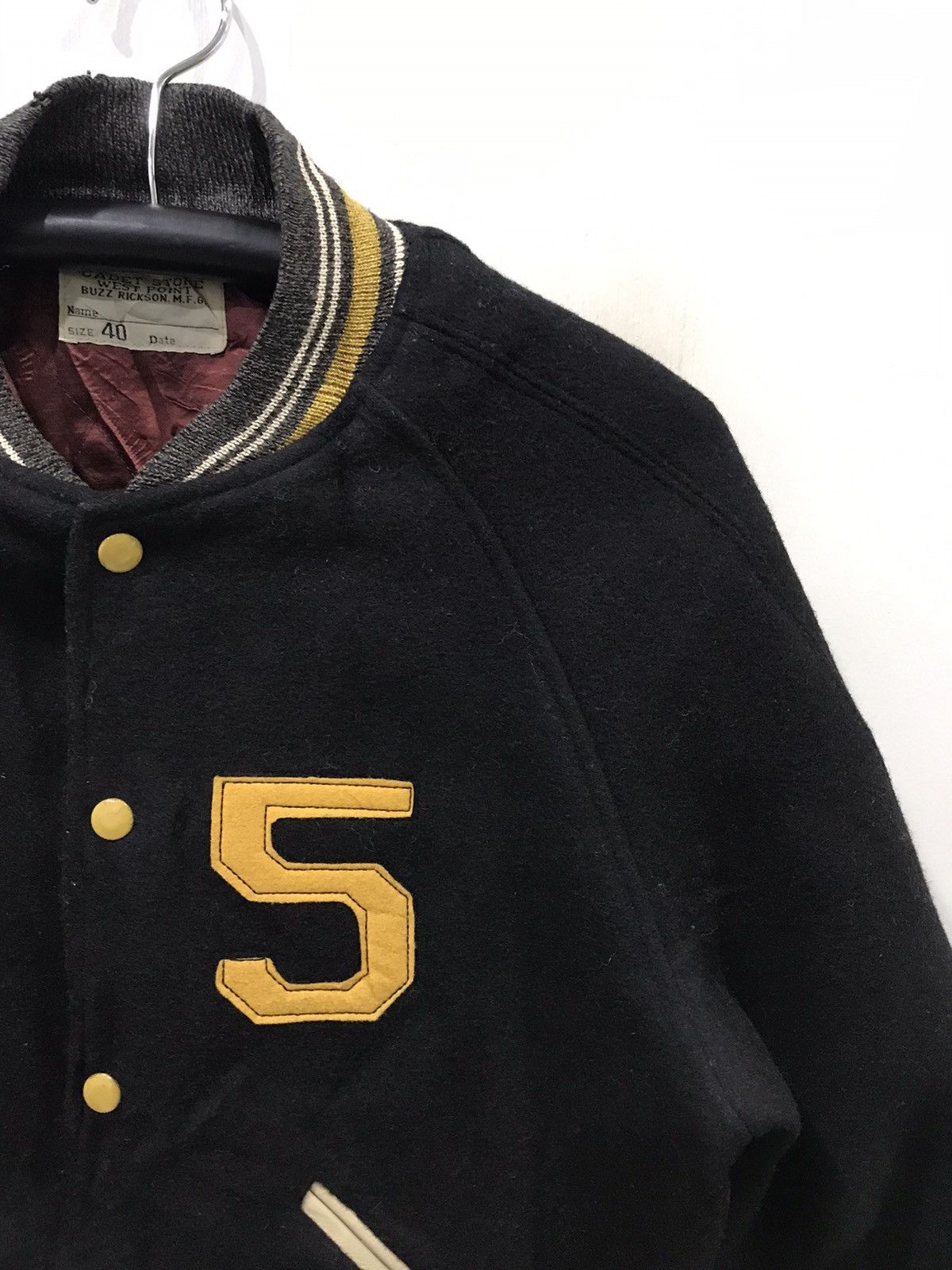 Buzz Rickson's Archival BUZZ RICKSON Bomber Baron Embroidery Varsity Jacket Size US M / EU 48-50 / 2 - 7 Thumbnail