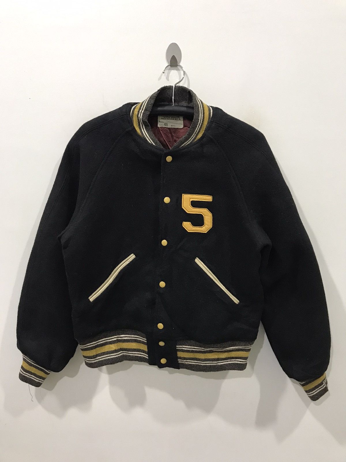 Buzz Rickson's Archival BUZZ RICKSON Bomber Baron Embroidery Varsity Jacket Size US M / EU 48-50 / 2 - 4 Thumbnail