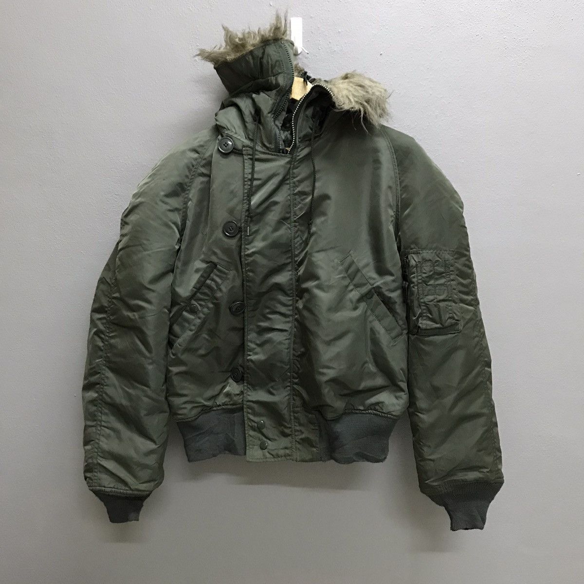 Alpha Industries × Vintage Vintage Alpha industries Flight jacket hoodies Size US M / EU 48-50 / 2 - 3 Thumbnail