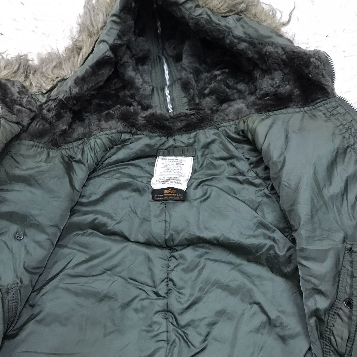 Alpha Industries × Vintage Vintage Alpha industries Flight jacket hoodies Size US M / EU 48-50 / 2 - 8 Thumbnail