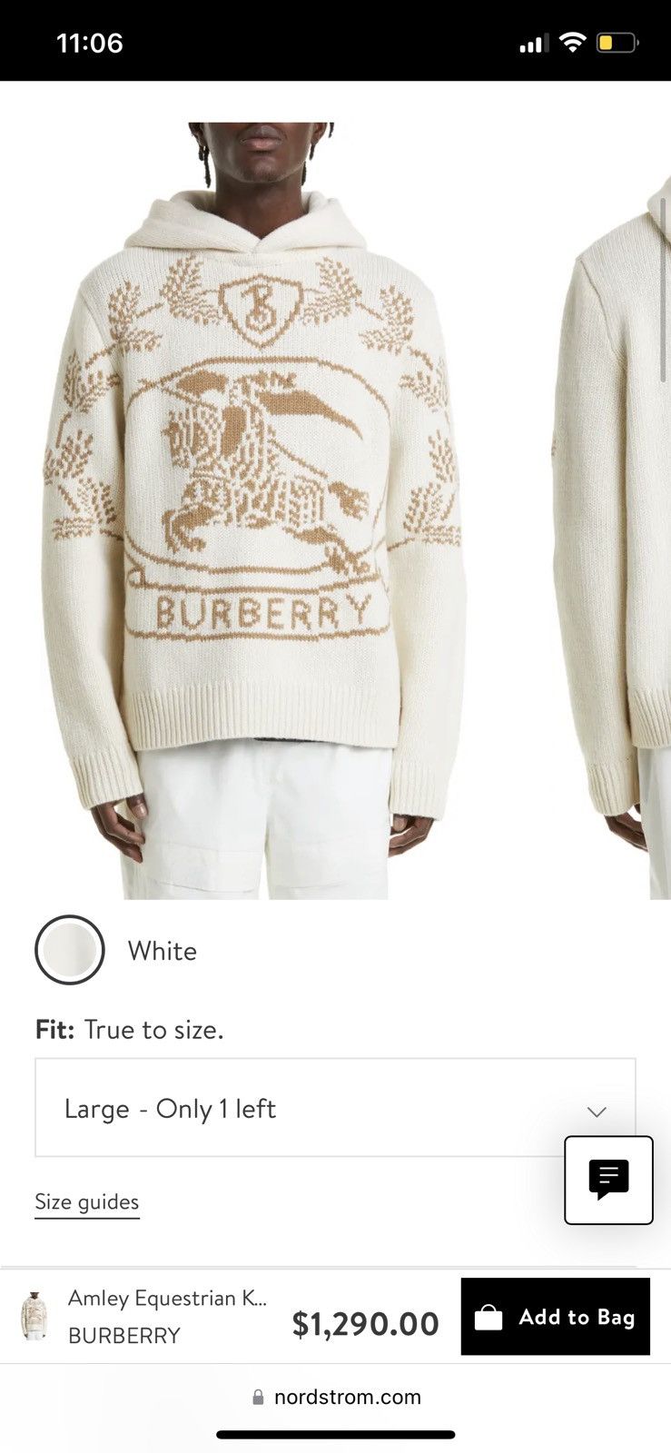 Burberry Burberry Hoodie Size US M / EU 48-50 / 2 - 2 Thumbnail