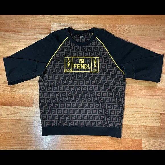 Fendi Fendi FF Sweatshirt XL Size US XL / EU 56 / 4 - 1 Thumbnail