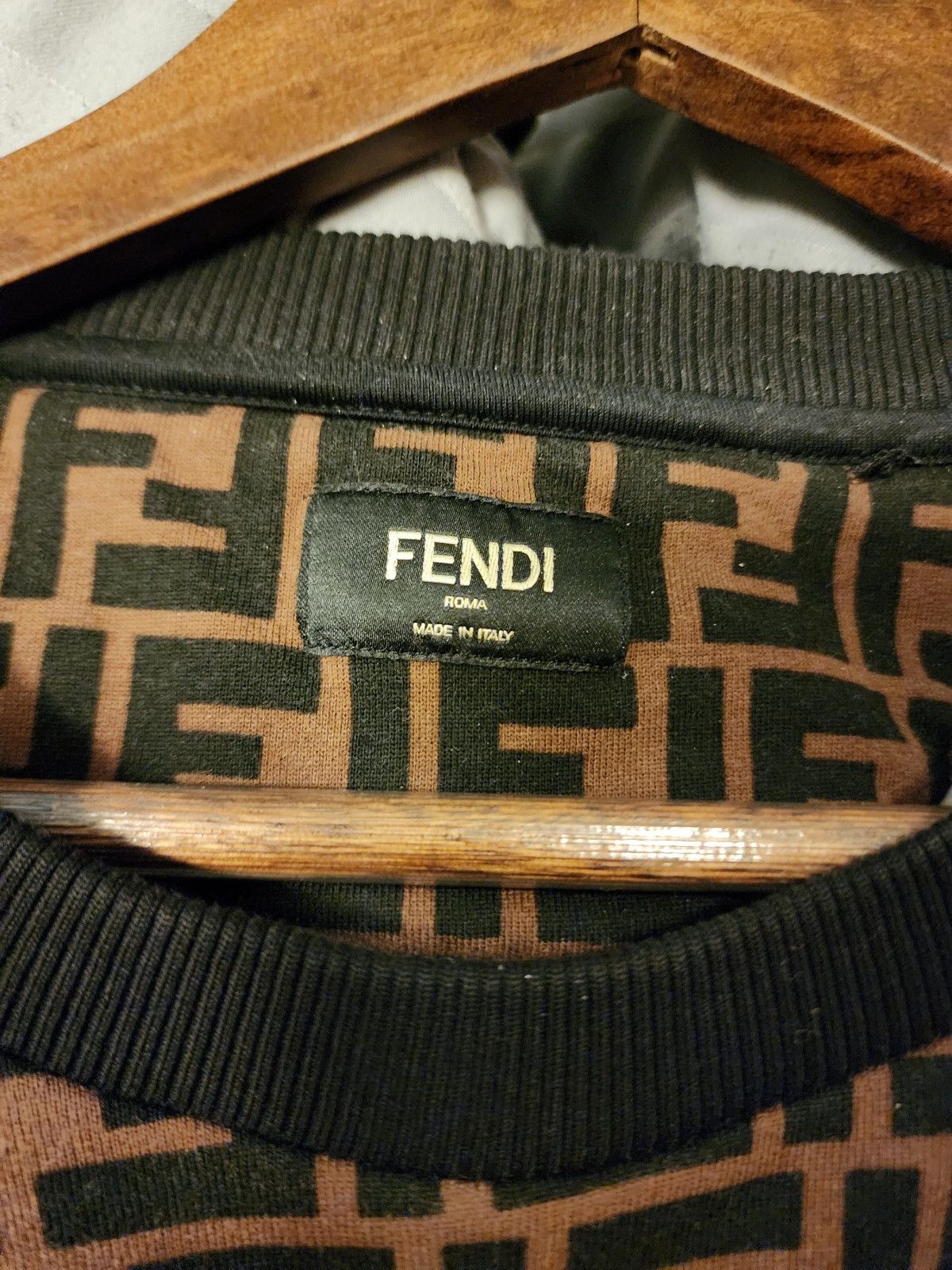 Fendi Fendi FF Sweatshirt XL Size US XL / EU 56 / 4 - 9 Thumbnail