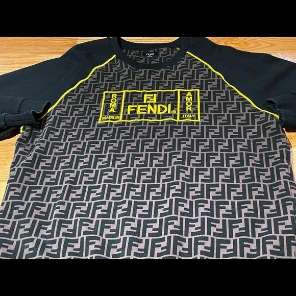 Fendi Fendi FF Sweatshirt XL Size US XL / EU 56 / 4 - 3 Thumbnail