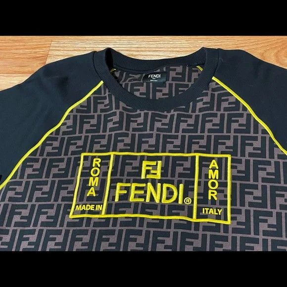 Fendi Fendi FF Sweatshirt XL Size US XL / EU 56 / 4 - 2 Thumbnail