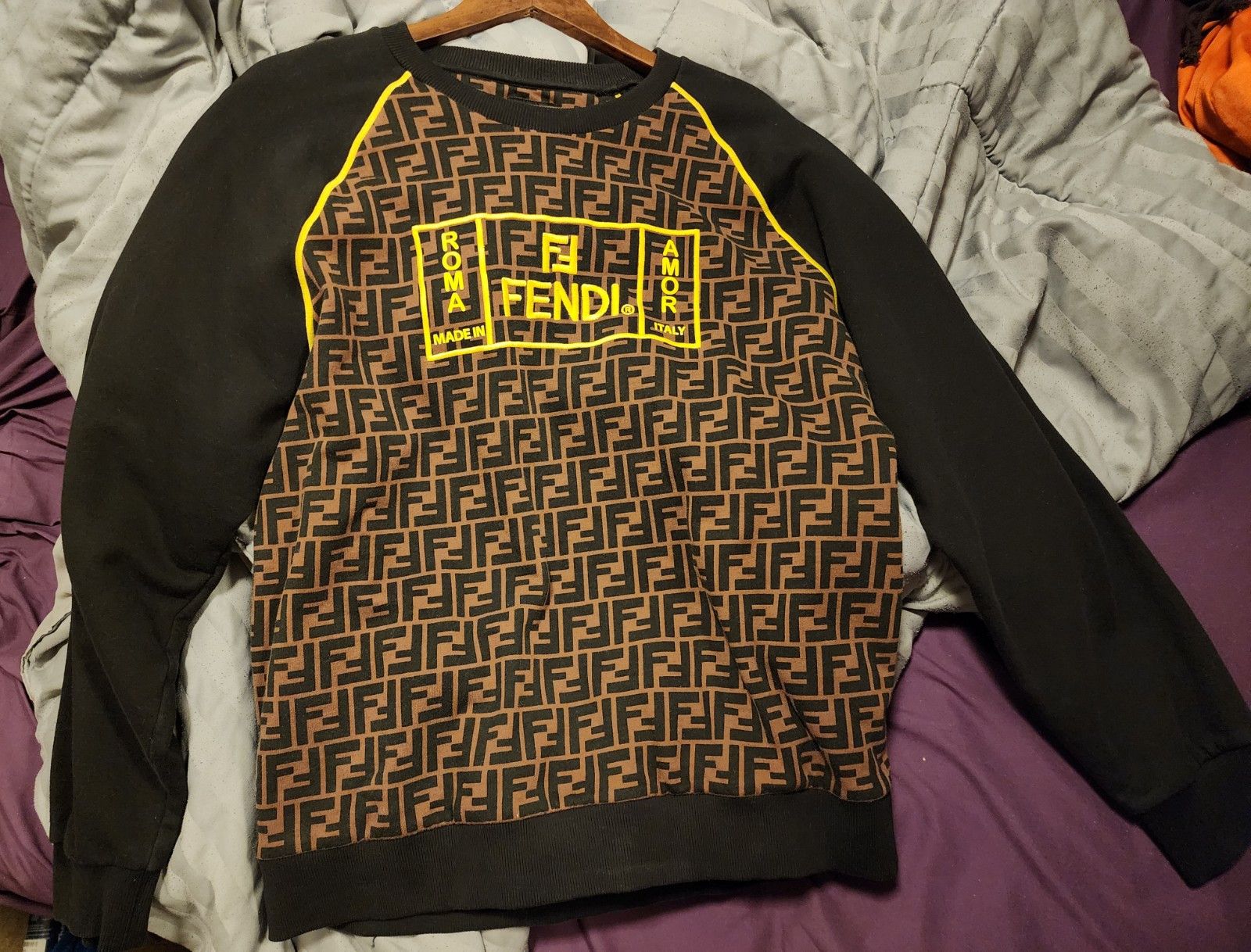 Fendi Fendi FF Sweatshirt XL Size US XL / EU 56 / 4 - 16 Thumbnail