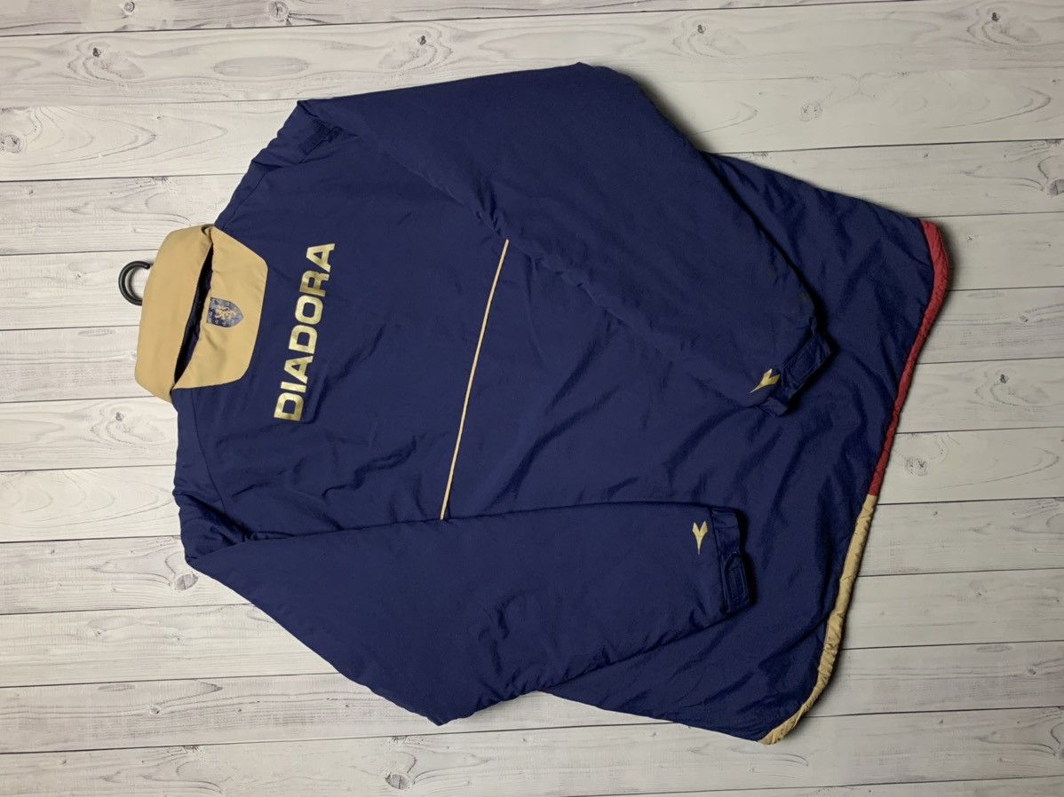 Diadora × Vintage Vintage soccer jacket Scotland winter parka Diadora size XL Size US XL / EU 56 / 4 - 6 Thumbnail