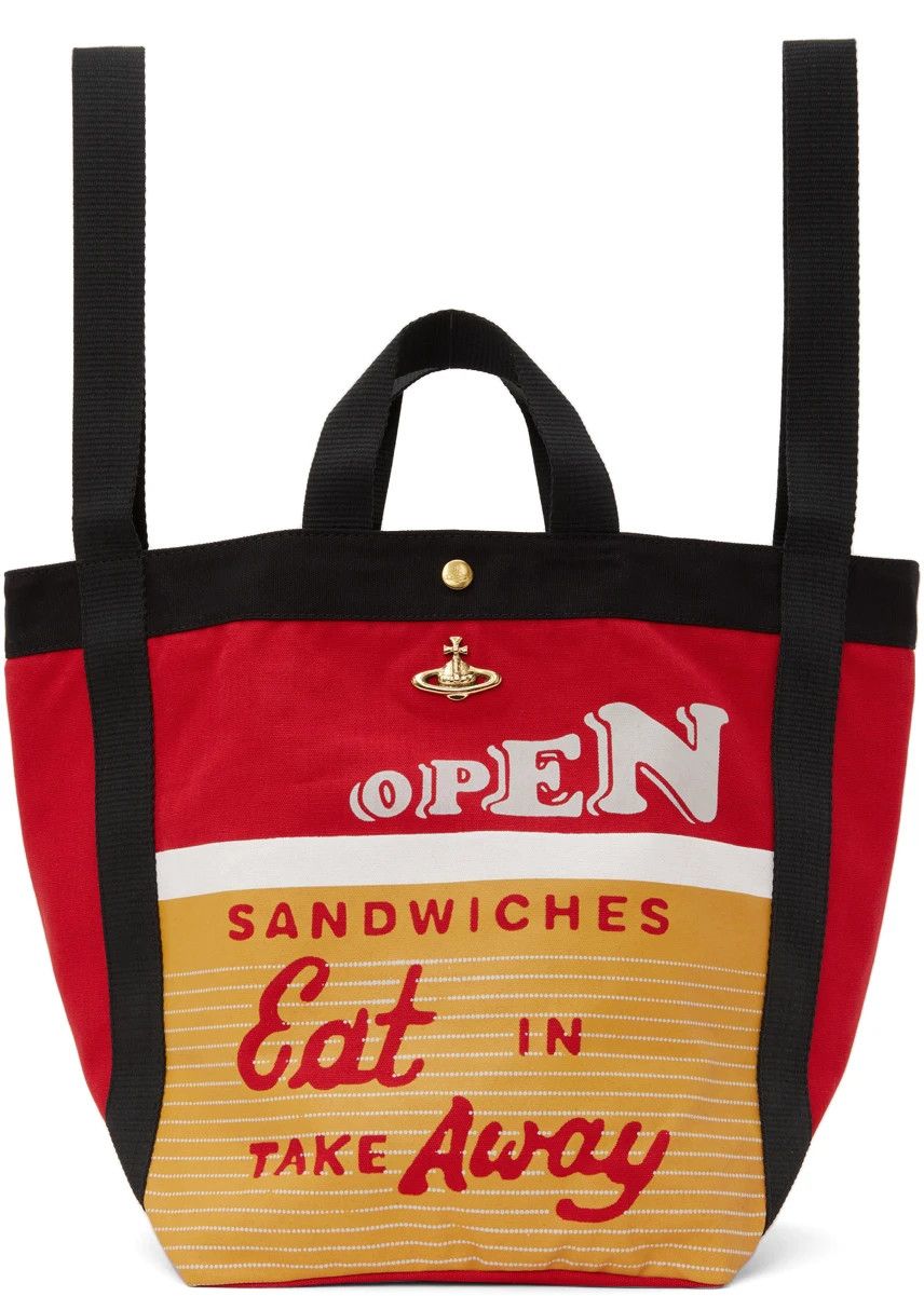 Vivienne Westwood VIVIENNE WESTWOOD Red Worker Runner Holdall Tote Size ONE SIZE - 1 Thumbnail