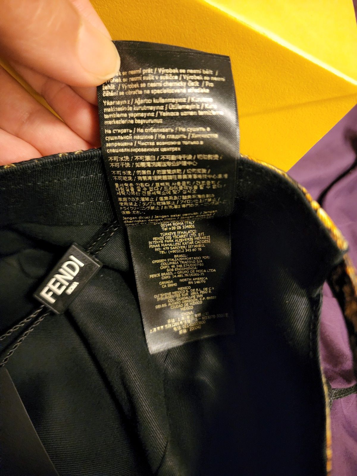 Fendi × Versace Fendace multicolor silk baseball cap Size ONE SIZE - 5 Thumbnail