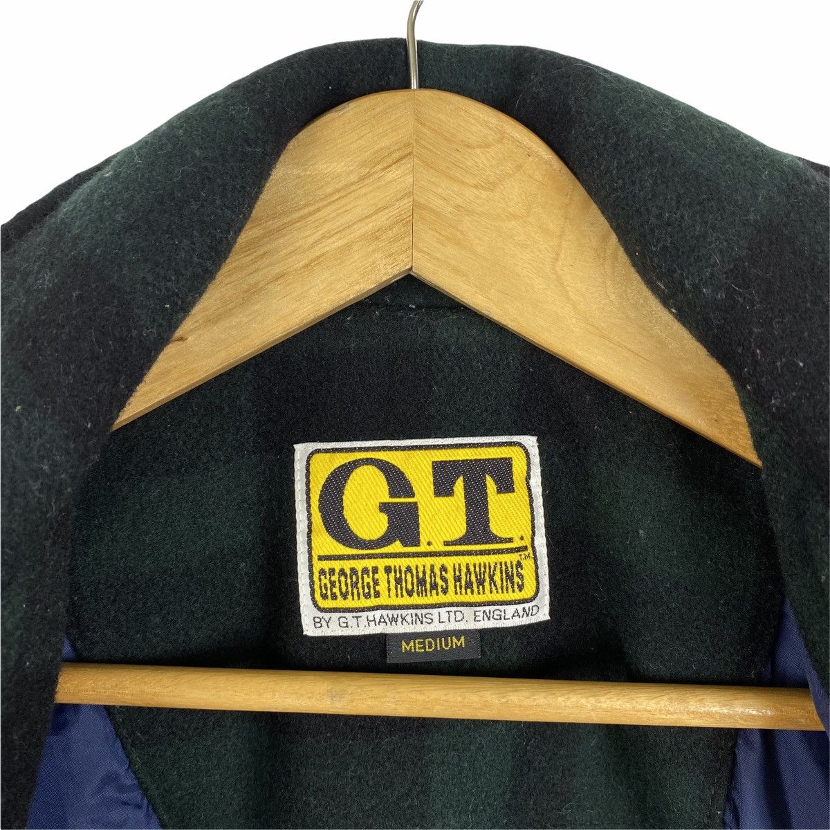 Vintage Vintage GEORGE THOMAS HAWKINS Checkered Tartan Wool Jacket Size US M / EU 48-50 / 2 - 7 Thumbnail