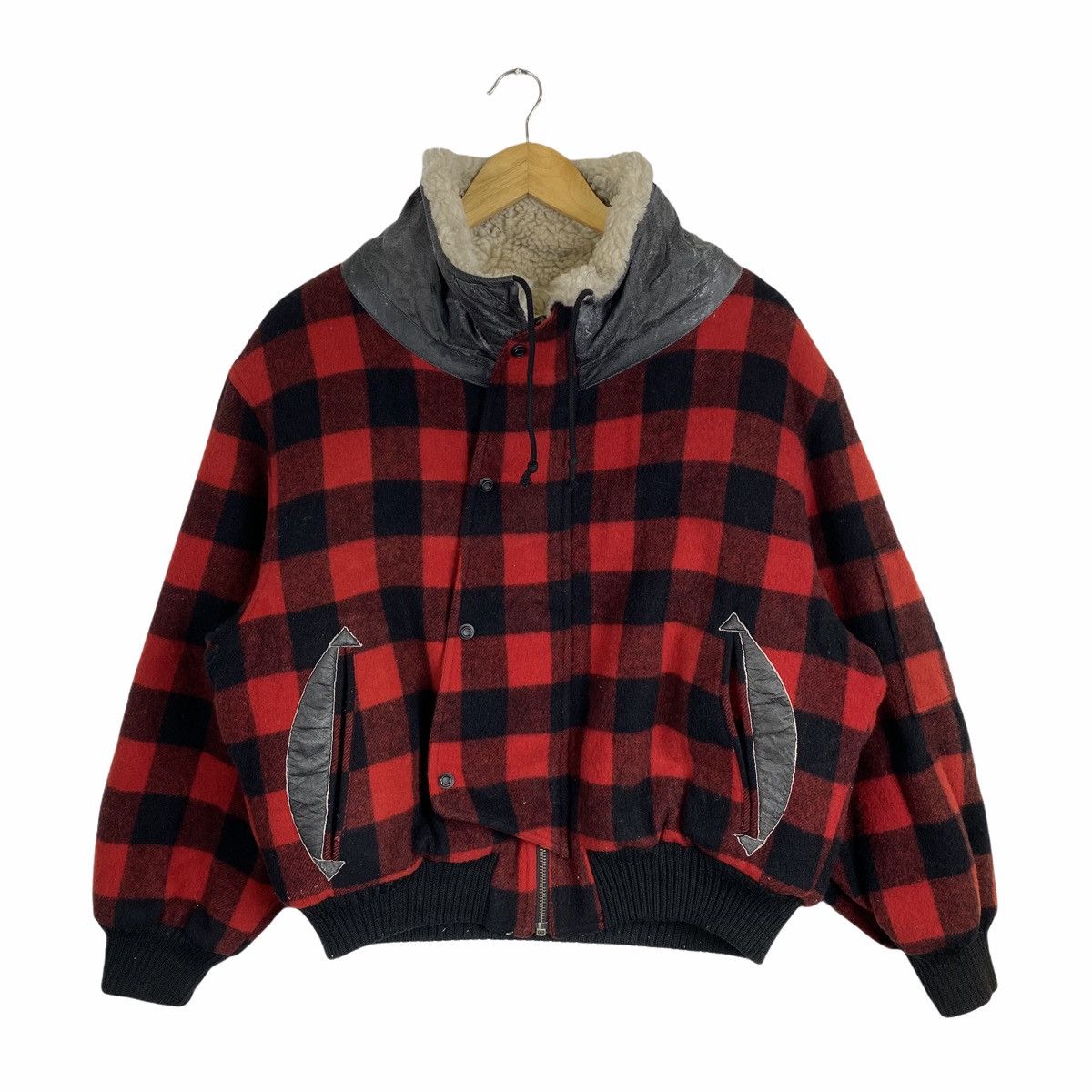 Japanese Brand × Vintage Vintage ARTIGIANO BY KIYOSHI NAKAGAWA Checkered Wool Jacket Size US M / EU 48-50 / 2 - 1 Thumbnail