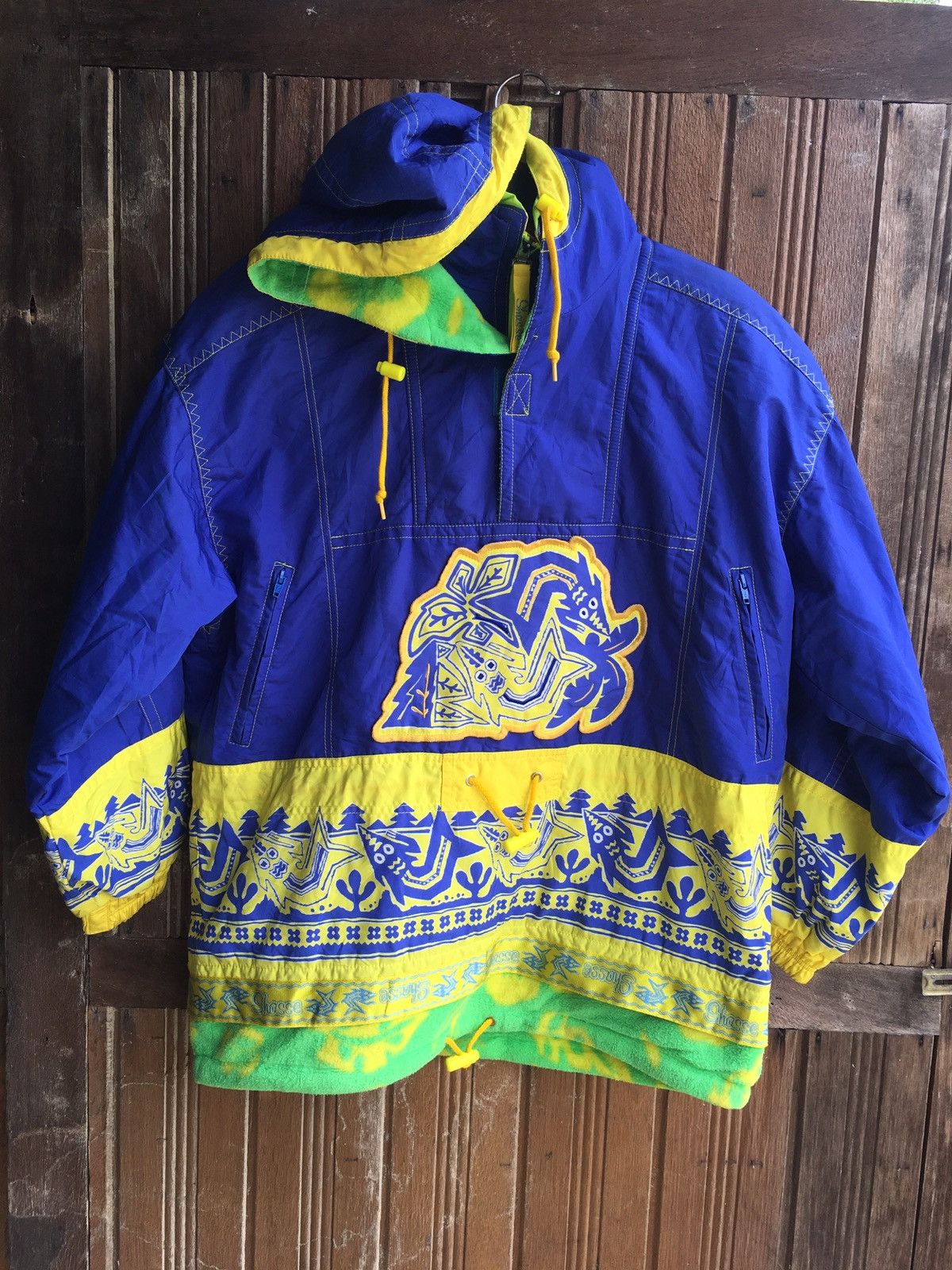 Rare vintage SHASSE HOODIE heavy Hoddie ski streetwear