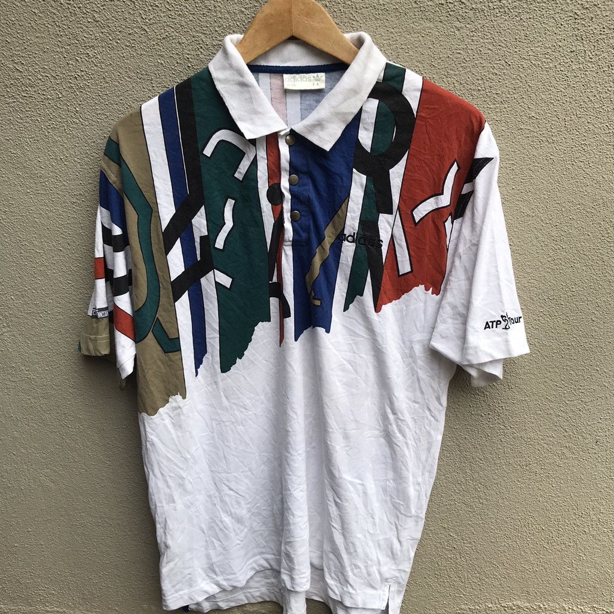 Adidas × Vintage Vintage 90s ADIDAS ATP tennis player Size US L / EU 52-54 / 3 - 2 Thumbnail