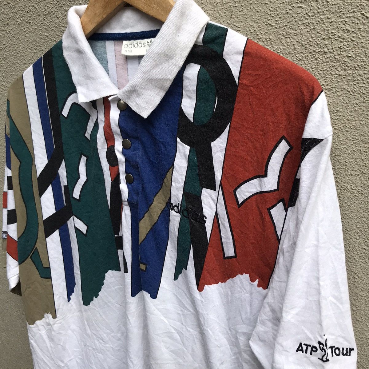 Adidas × Vintage Vintage 90s ADIDAS ATP tennis player Size US L / EU 52-54 / 3 - 4 Thumbnail