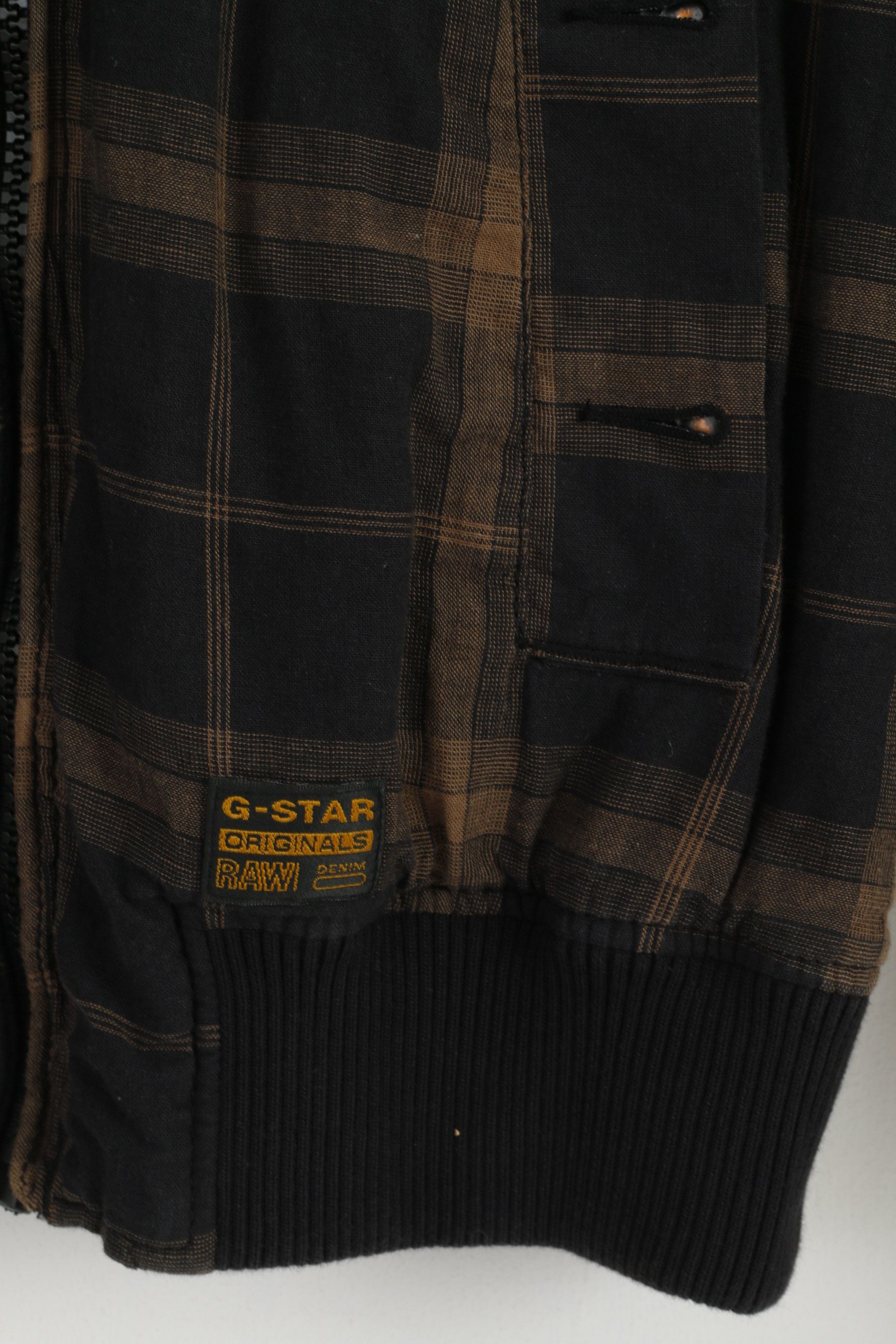 G-Star G-Star Raw Denim Women M Jacket Brown Astron Check 1801 Size M / US 6-8 / IT 42-44 - 5 Thumbnail