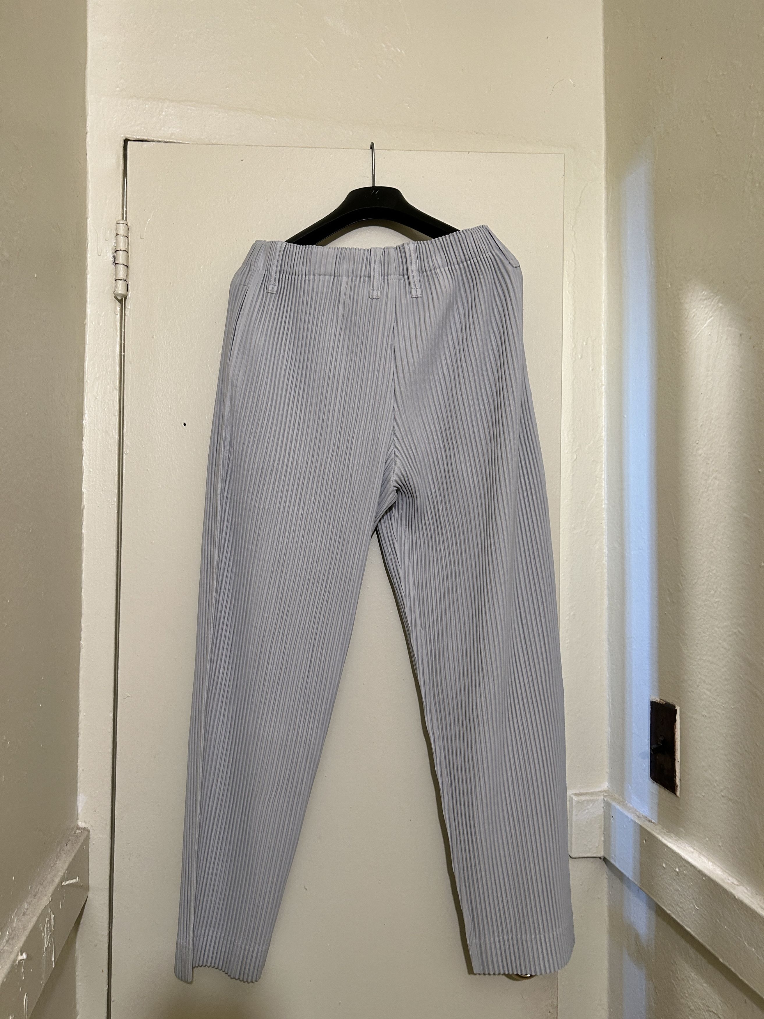 Issey Miyake Issey Miyake Homme Plisse Pleated basic Trousers Size US 32 / EU 48 - 3 Thumbnail