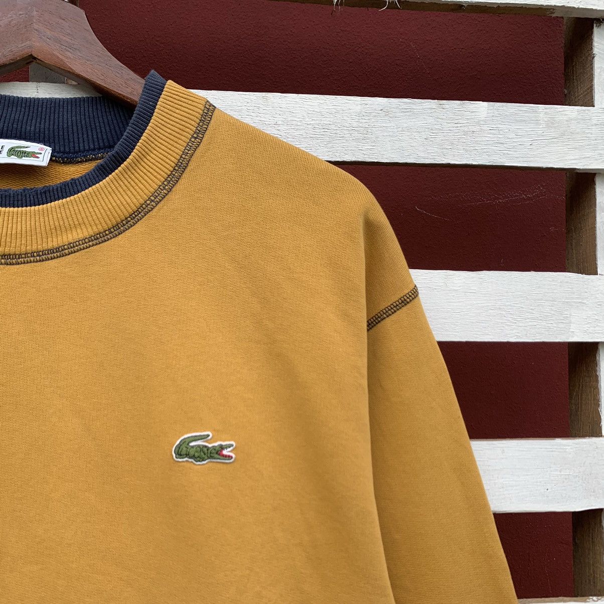 Lacoste Vintage 90s Chemise Lacoste Sweatshirt Size US M / EU 48-50 / 2 - 4 Thumbnail