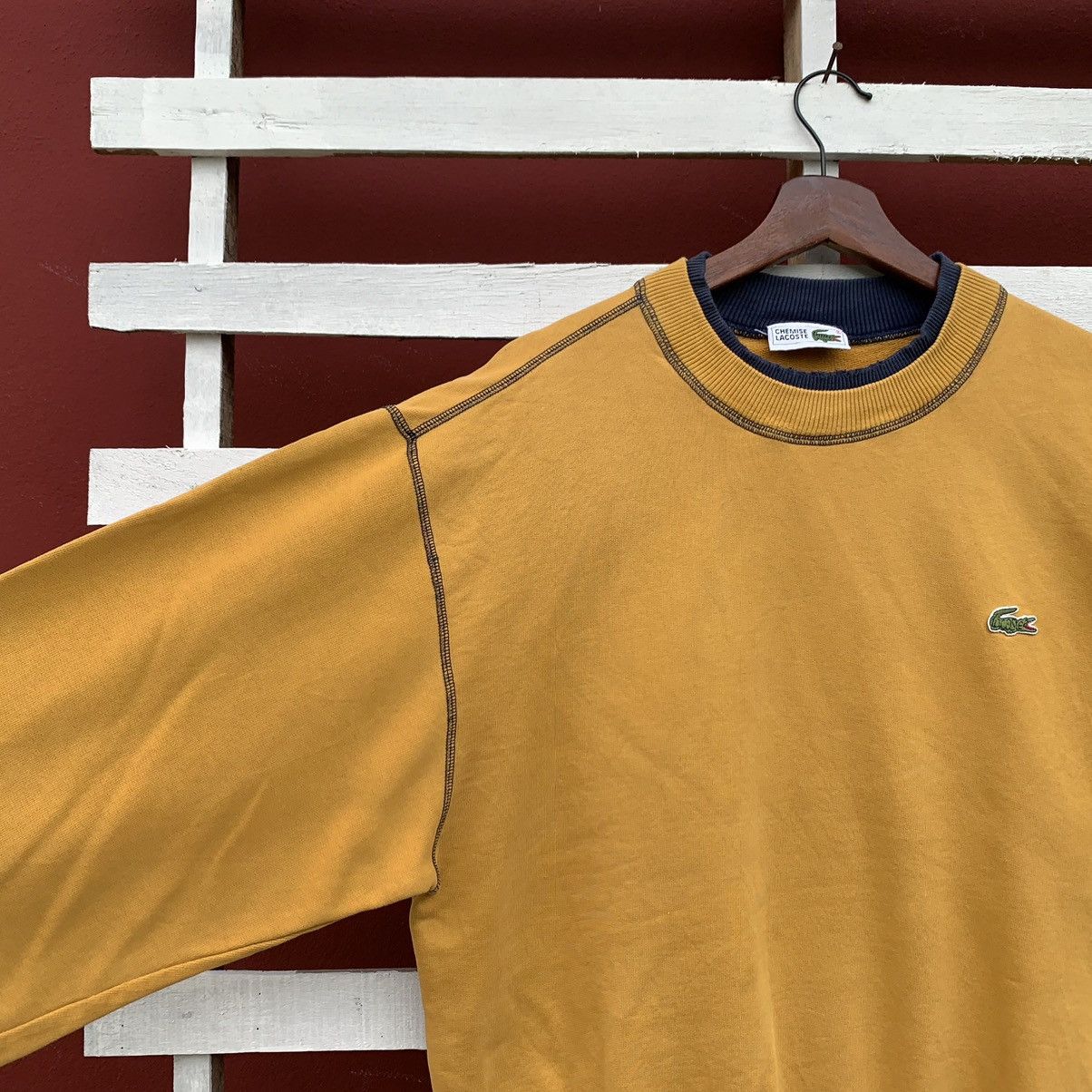 Lacoste Vintage 90s Chemise Lacoste Sweatshirt Size US M / EU 48-50 / 2 - 5 Thumbnail