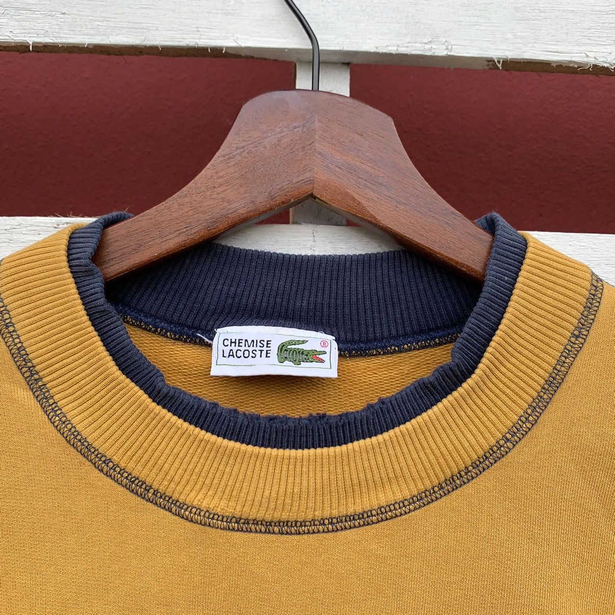 Lacoste Vintage 90s Chemise Lacoste Sweatshirt Size US M / EU 48-50 / 2 - 6 Thumbnail