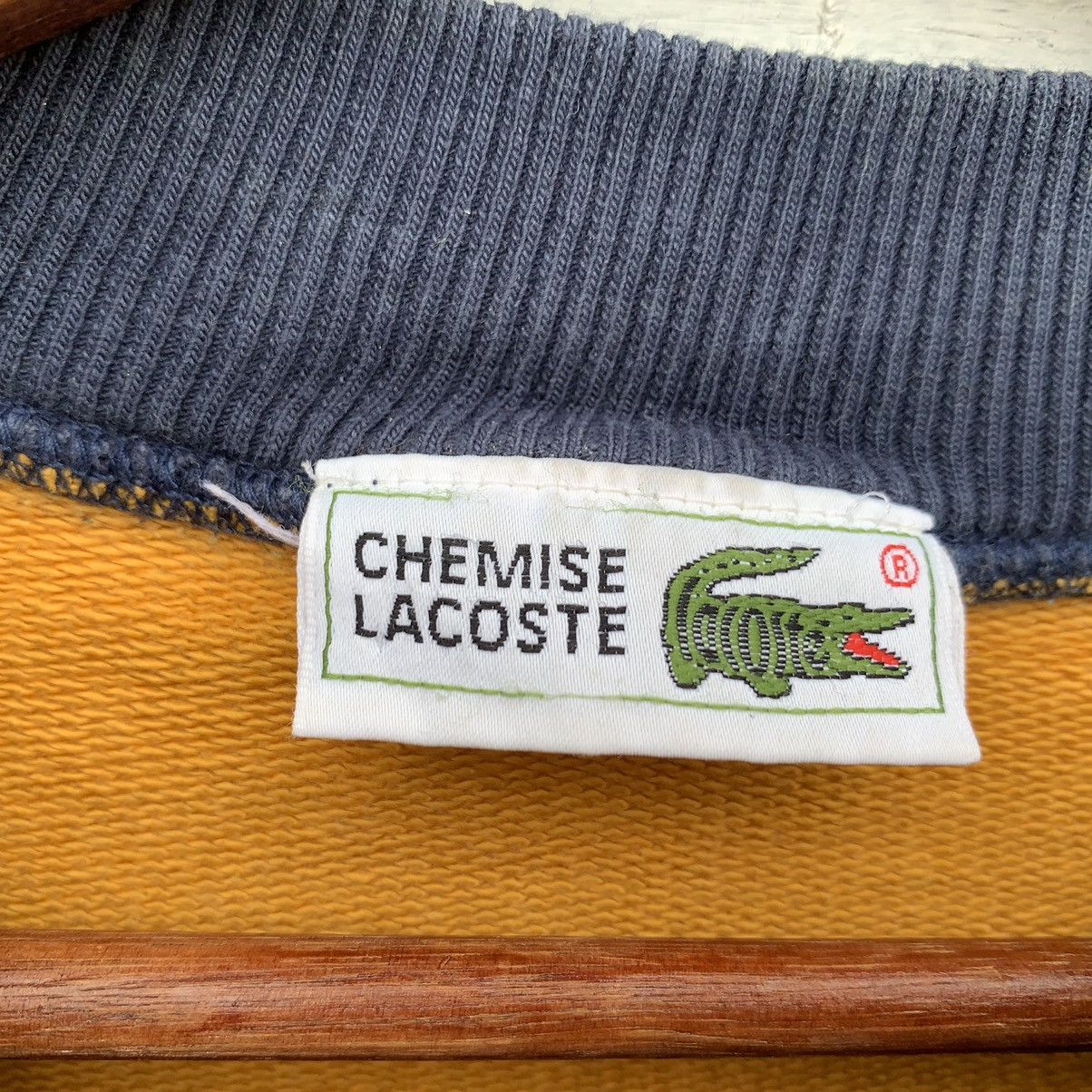 Lacoste Vintage 90s Chemise Lacoste Sweatshirt Size US M / EU 48-50 / 2 - 9 Thumbnail