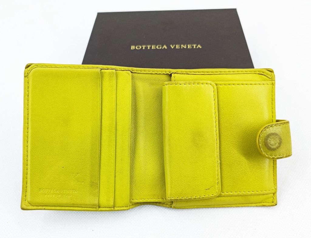 bottega small card coin wallet with box
