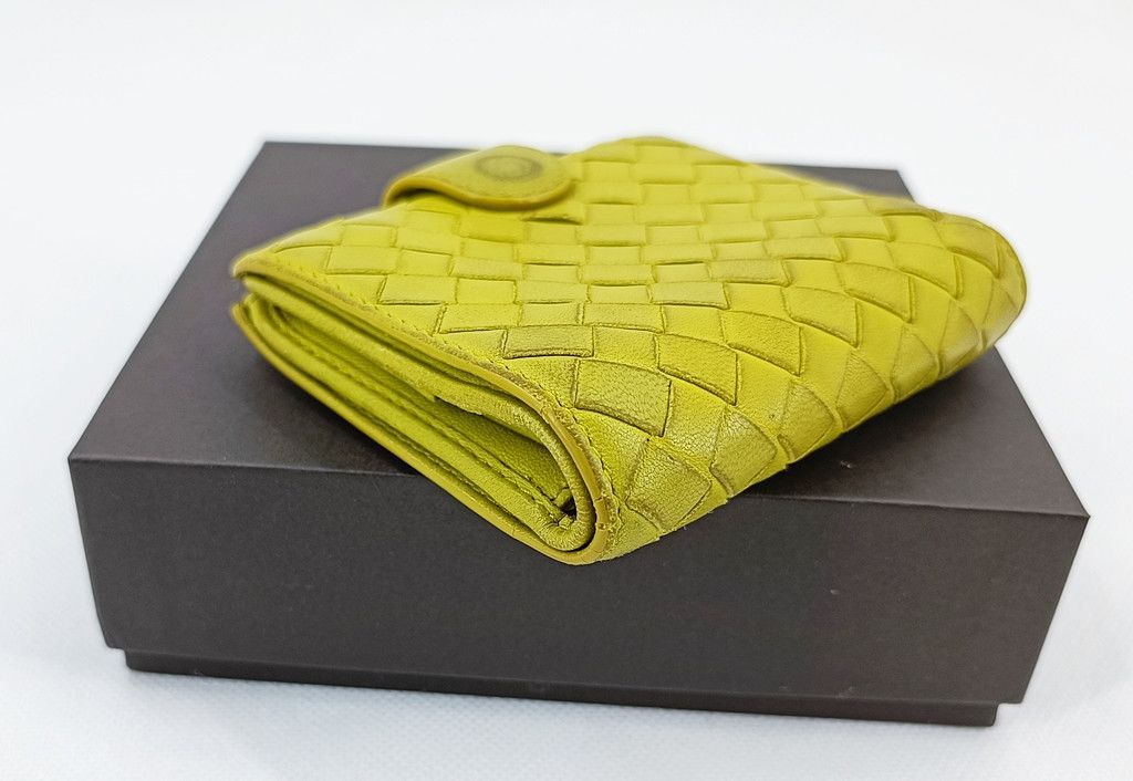 bottega small card coin wallet with box