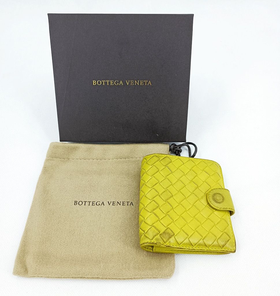 bottega small card coin wallet with box