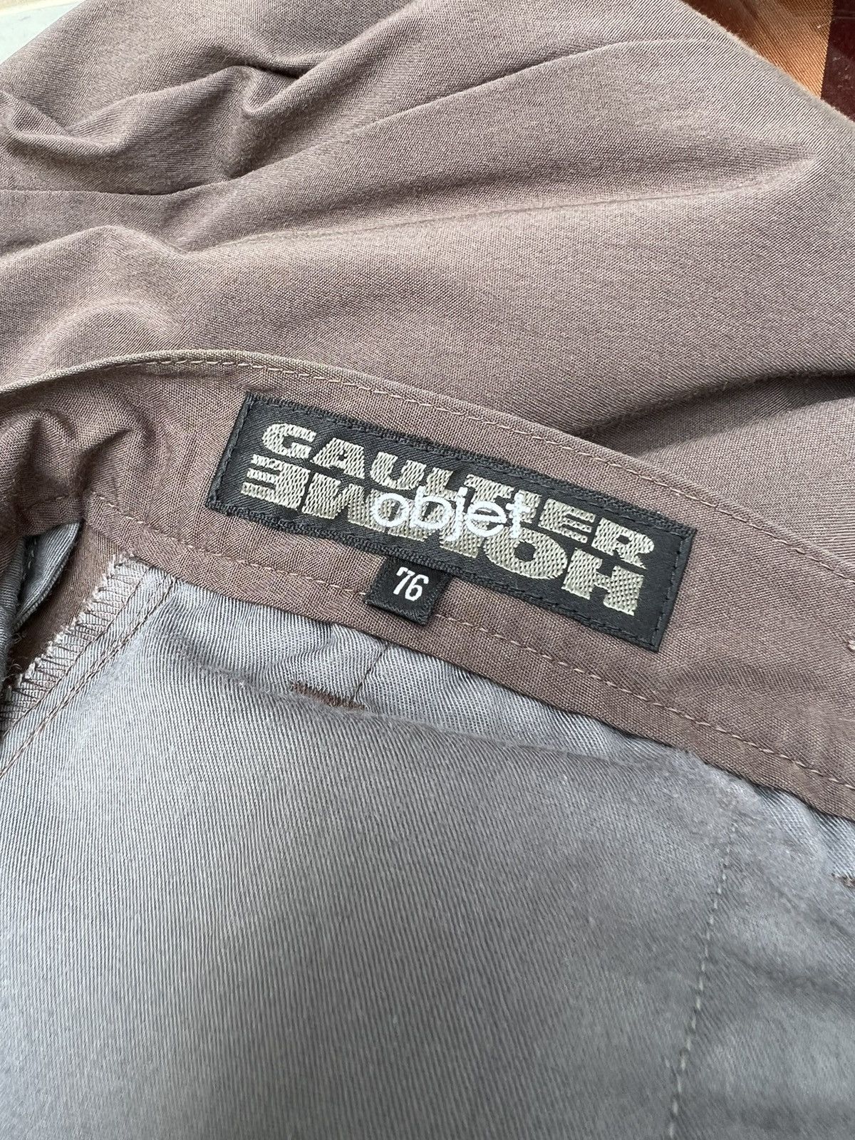 Gaultier Homme Objet Vintage Objet Gaultier Homme Sun Fade Trouser Pant Size US 29 - 21 Thumbnail