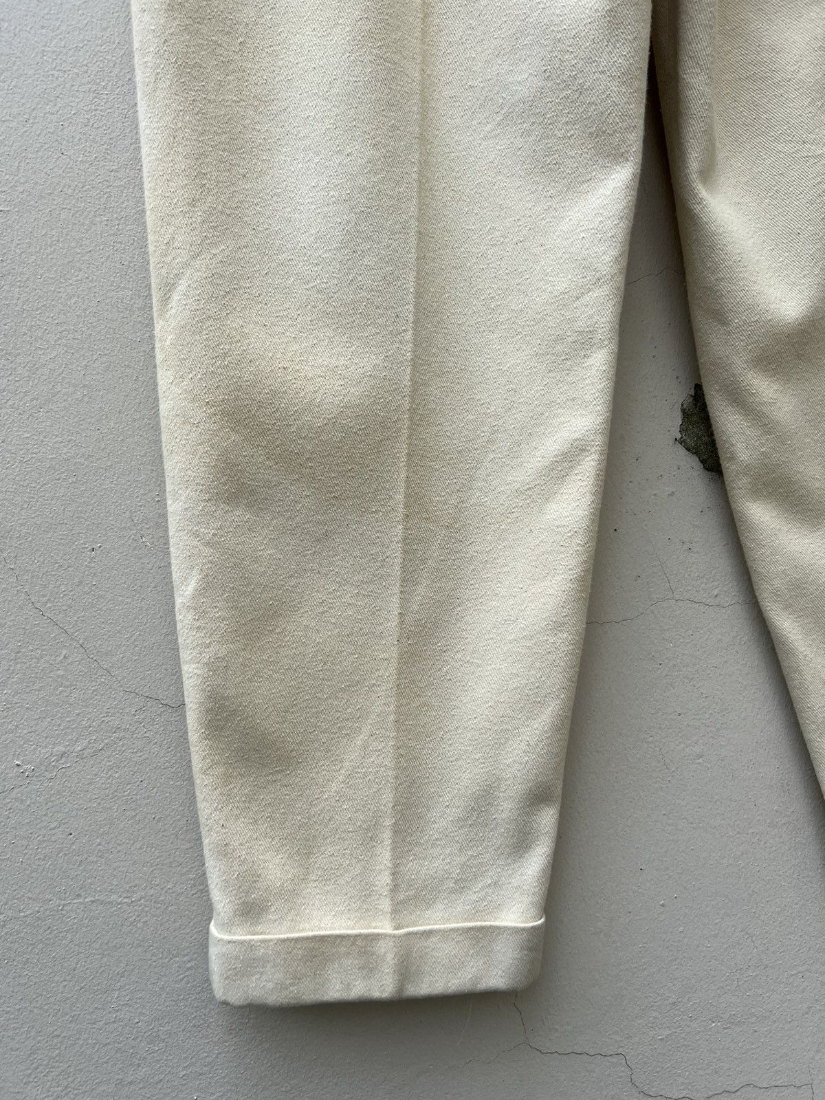 Comme des Garcons Homme Plus VTG 1994 CDGHP Baggy Gabardine Dirty Trashed Trouser Pant Size US 31 - 14 Thumbnail