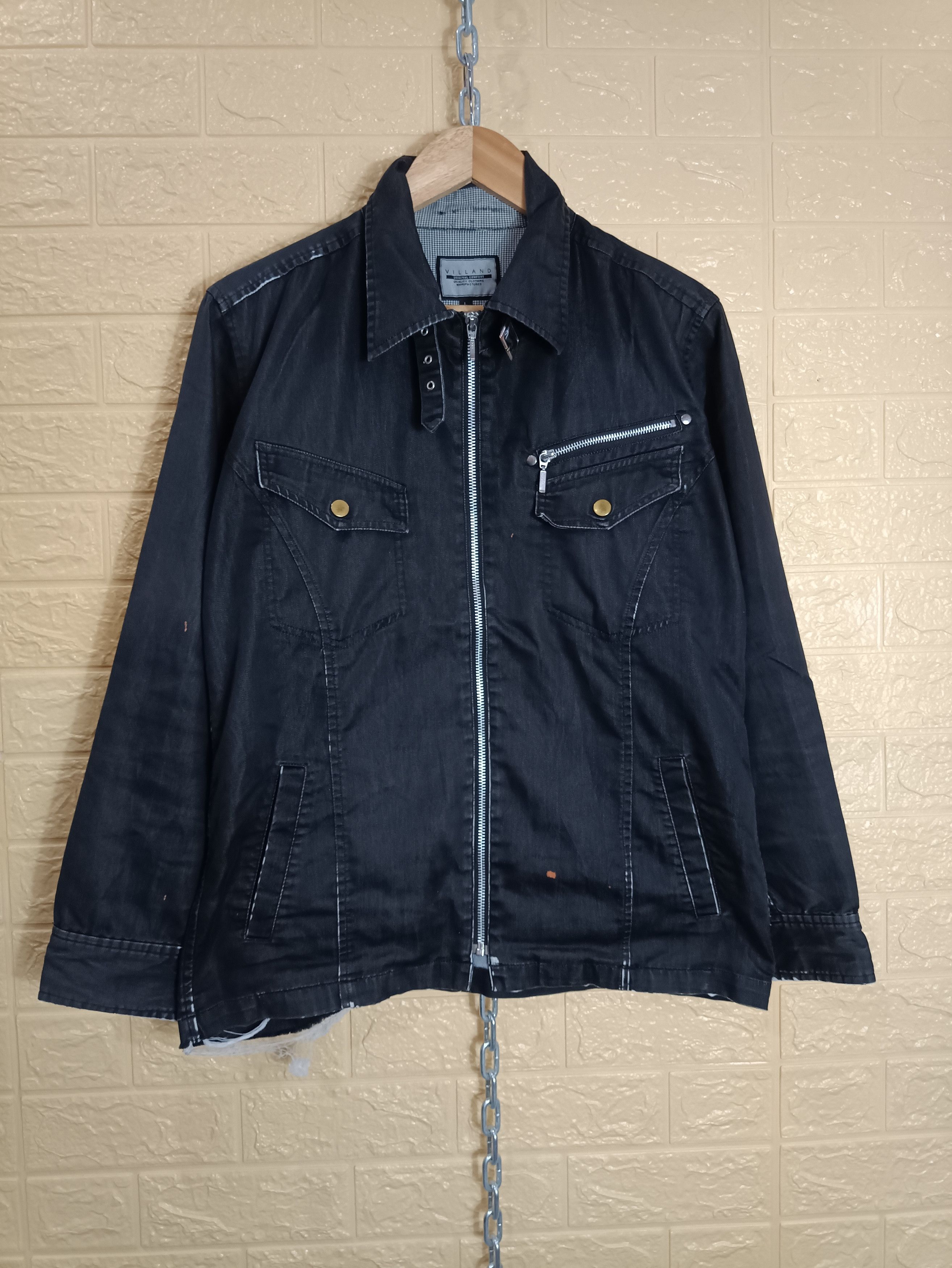 Japanese Brand Villand Zipper Jacket | Grailed