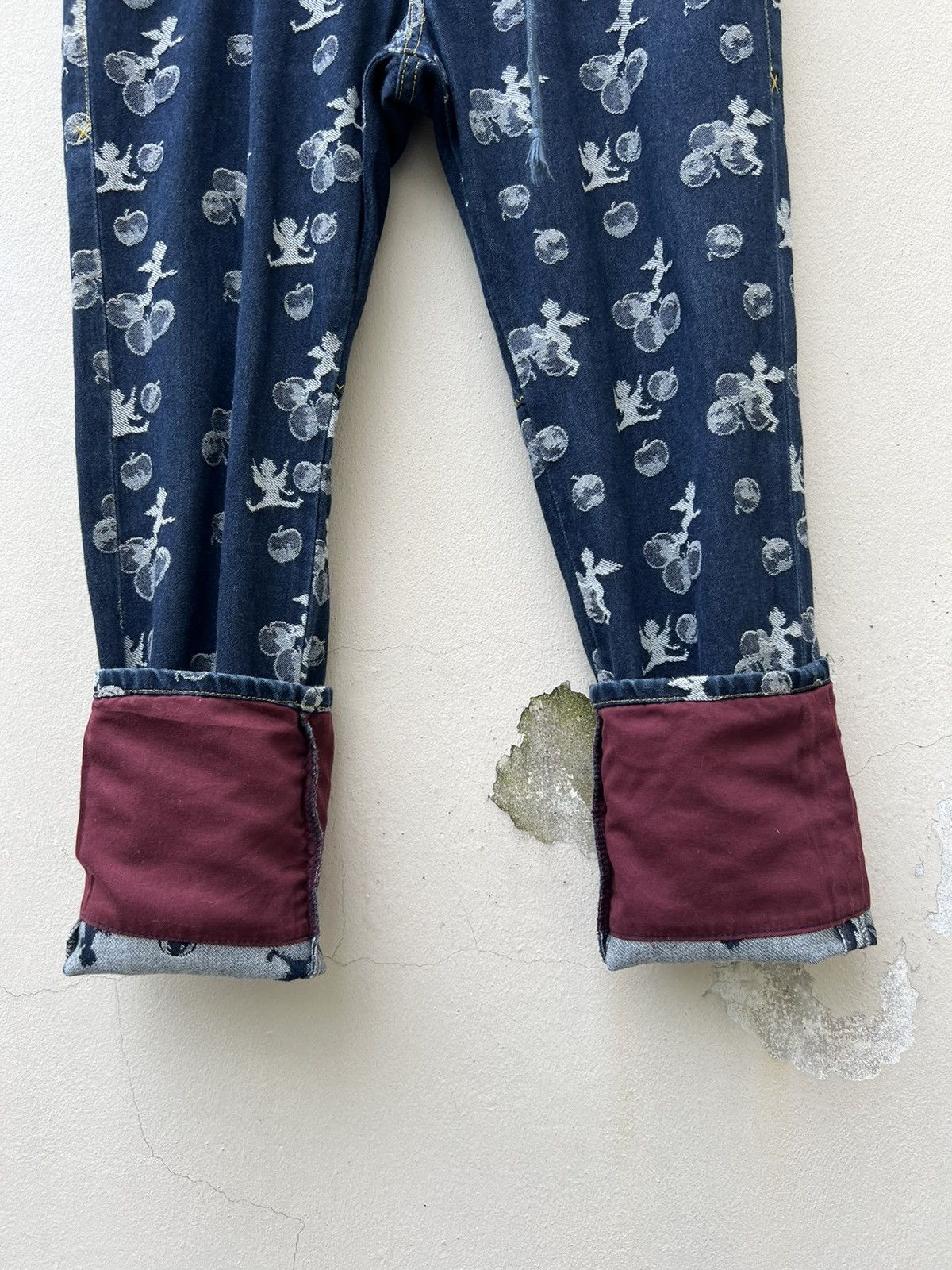 Frapbois Frapbois Japan High Waist Embroidery Denim Drop Crotch Jeans Size US 30 / EU 46 - 14 Thumbnail
