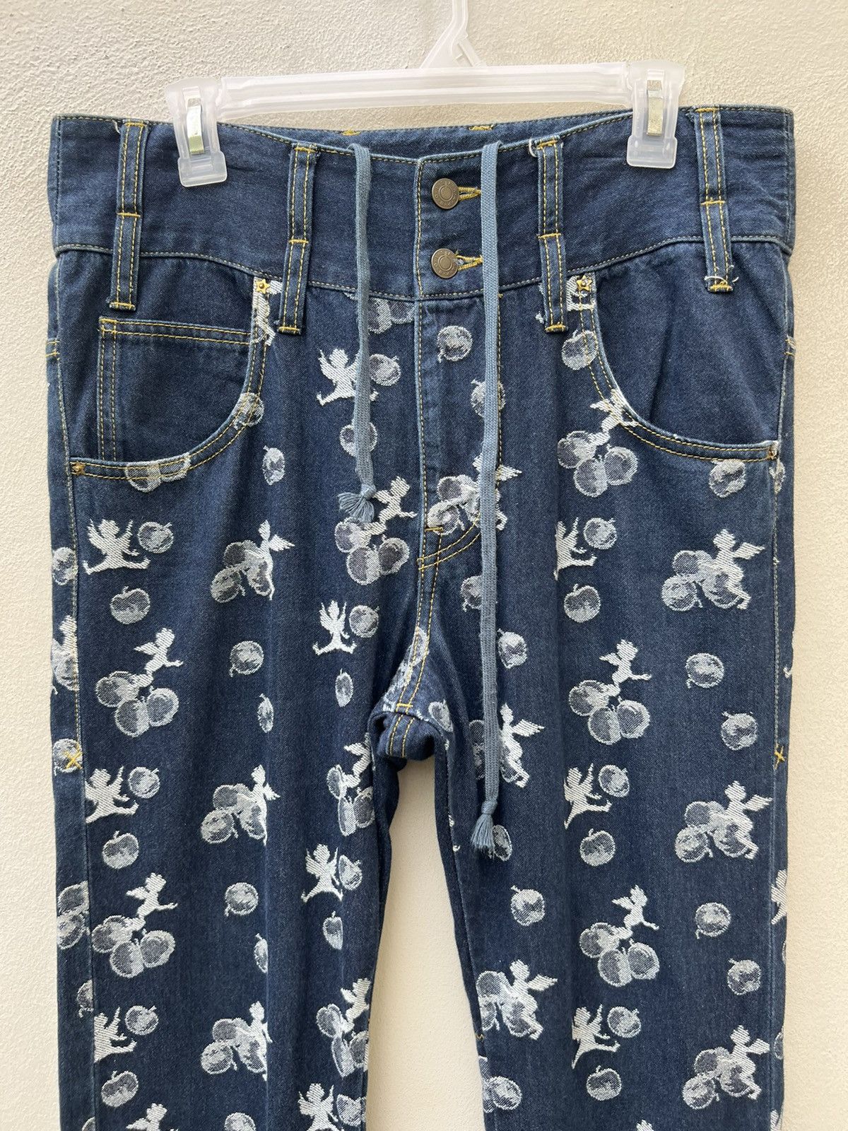 Frapbois Frapbois Japan High Waist Embroidery Denim Drop Crotch Jeans Size US 30 / EU 46 - 7 Thumbnail