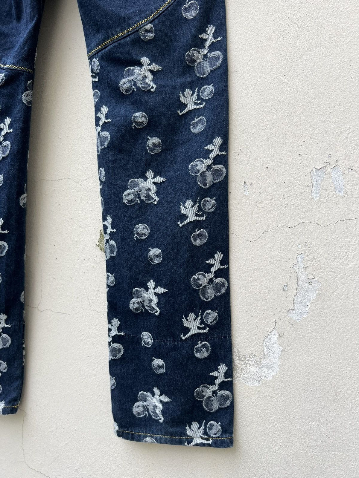 Frapbois Frapbois Japan High Waist Embroidery Denim Drop Crotch Jeans Size US 30 / EU 46 - 20 Thumbnail