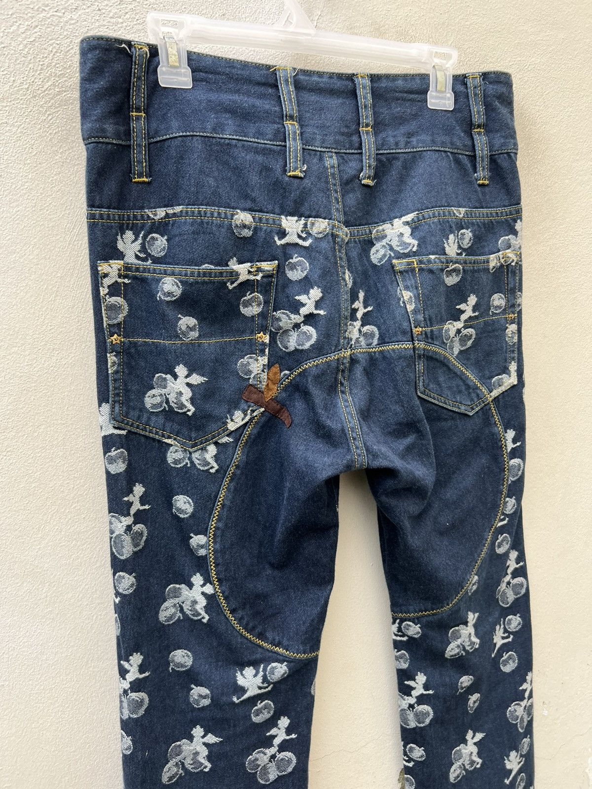 Frapbois Frapbois Japan High Waist Embroidery Denim Drop Crotch Jeans Size US 30 / EU 46 - 16 Thumbnail