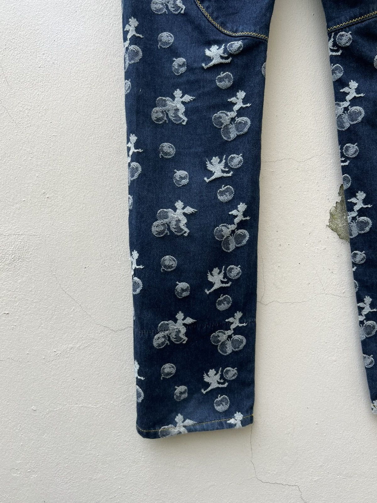 Frapbois Frapbois Japan High Waist Embroidery Denim Drop Crotch Jeans Size US 30 / EU 46 - 18 Thumbnail