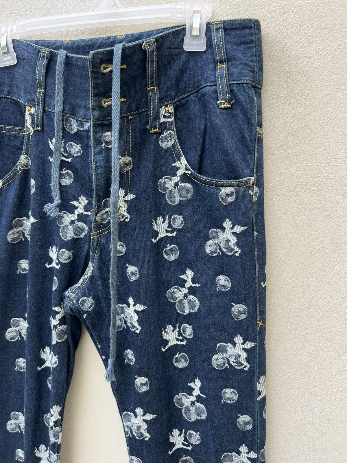 Frapbois Frapbois Japan High Waist Embroidery Denim Drop Crotch Jeans Size US 30 / EU 46 - 11 Thumbnail