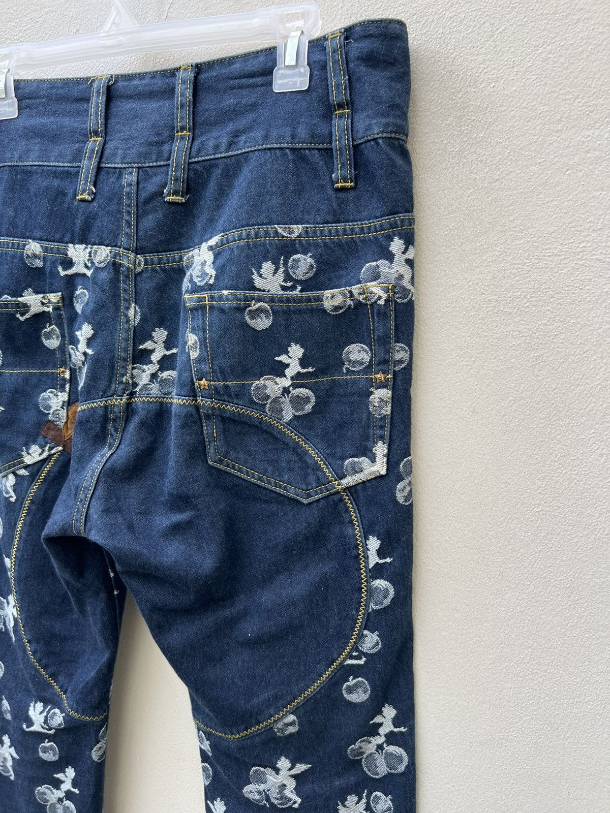 Frapbois Frapbois Japan High Waist Embroidery Denim Drop Crotch Jeans Size US 30 / EU 46 - 19 Thumbnail