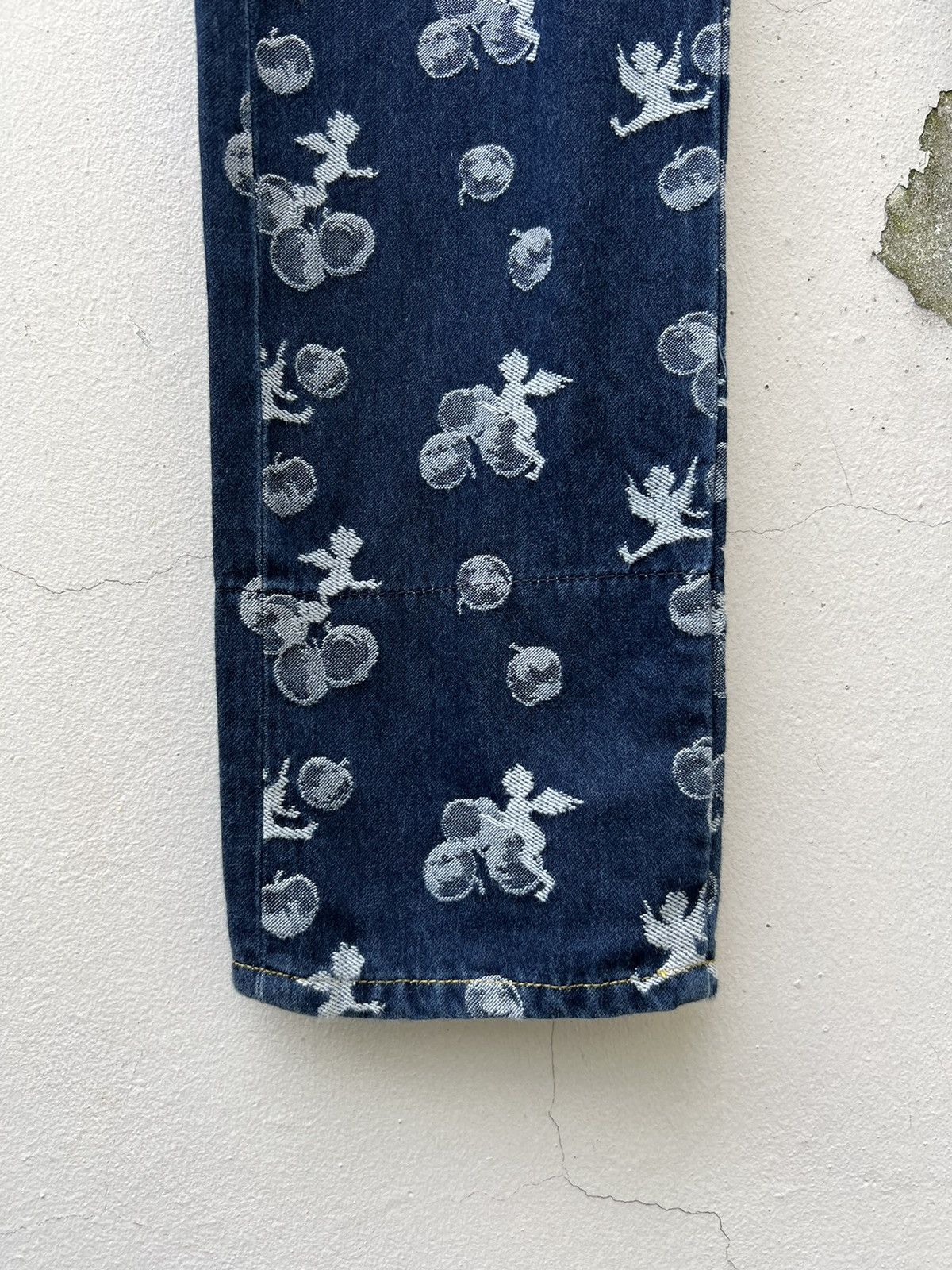 Frapbois Frapbois Japan High Waist Embroidery Denim Drop Crotch Jeans Size US 30 / EU 46 - 10 Thumbnail
