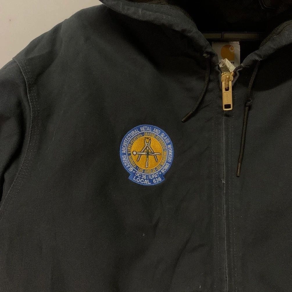Carhartt × Vintage GRAILS 💥 Vintage CARHARTT Duck Canvas Hooded Sweater Jacket Size US XL / EU 56 / 4 - 3 Thumbnail