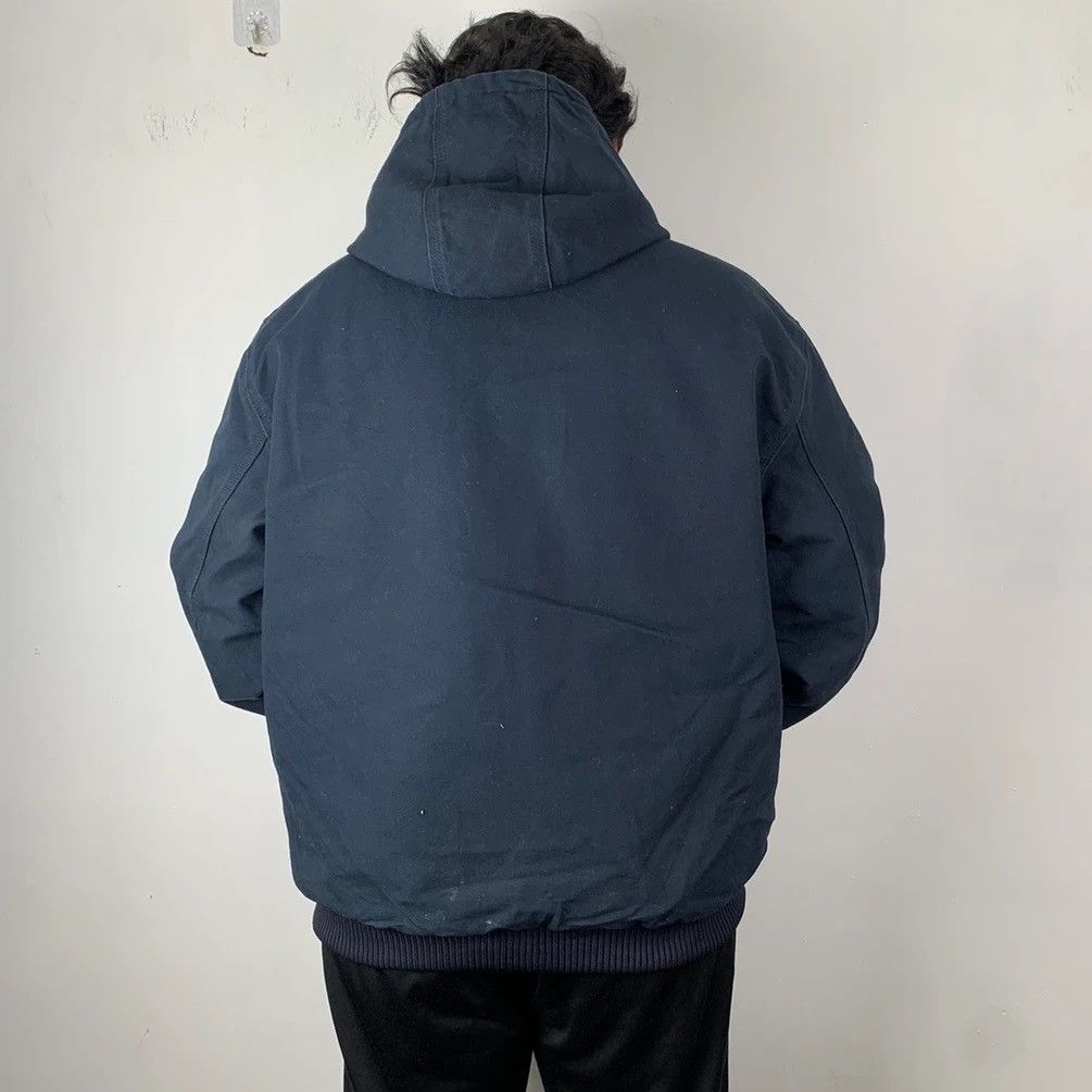 Carhartt × Vintage GRAILS 💥 Vintage CARHARTT Duck Canvas Hooded Sweater Jacket Size US XL / EU 56 / 4 - 2 Thumbnail