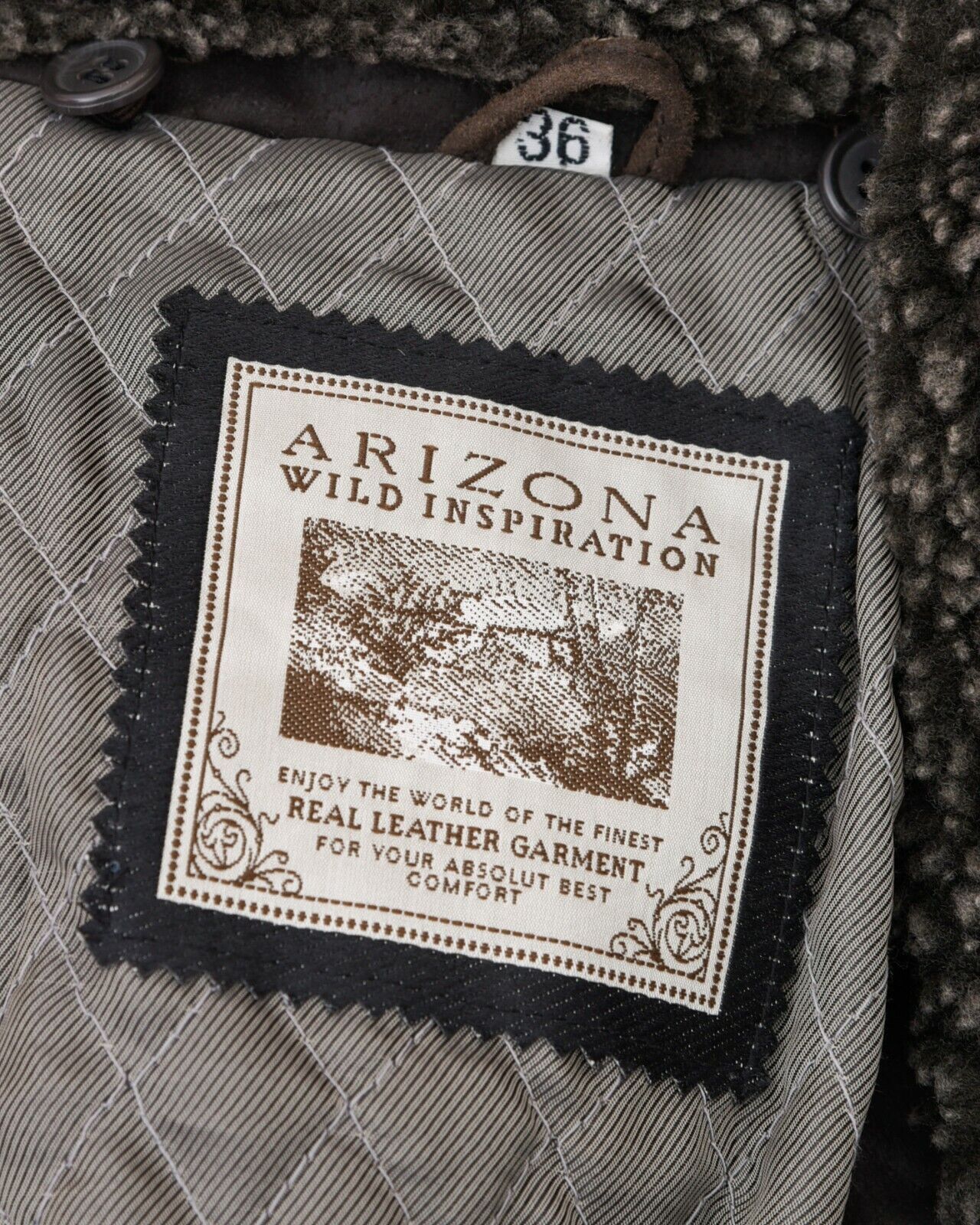 Arizona Jean Co. × Vintage S Suede Biker Jacket Leather Removable Sherpa Collar Belt Size S / US 4 / IT 40 - 8 Thumbnail