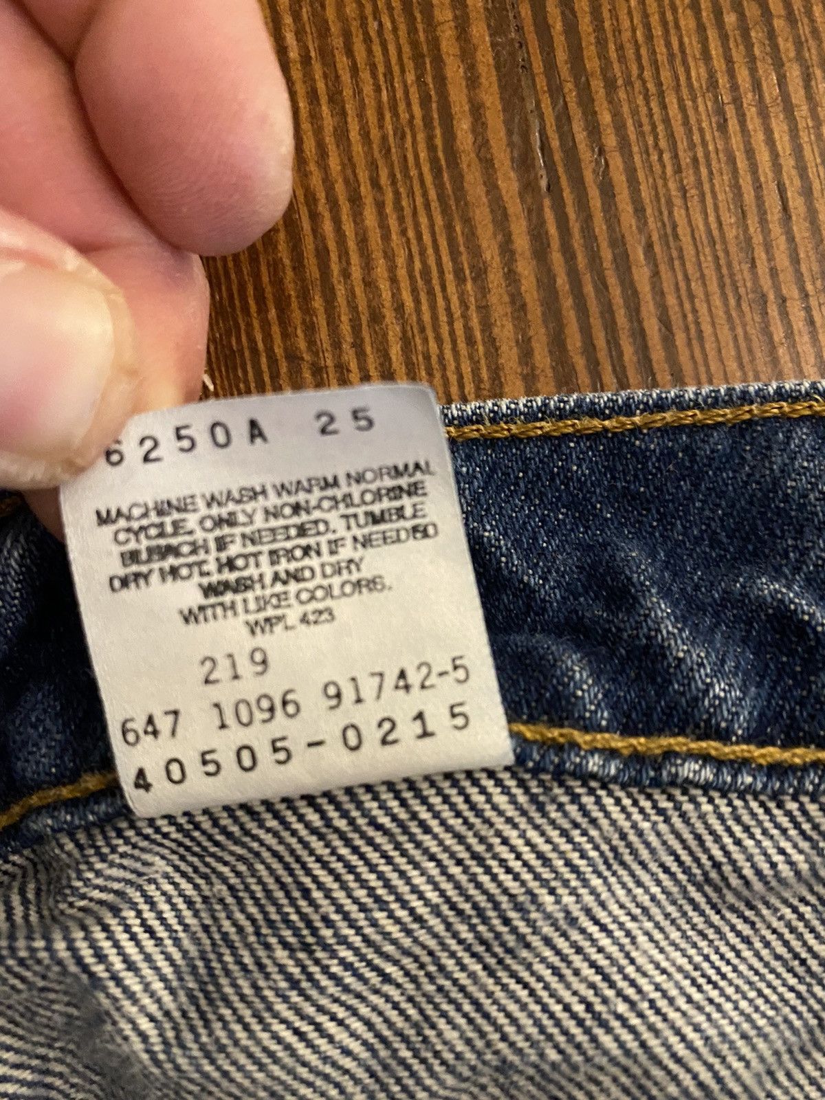 Levi's Vintage ‘96 Levi’s Orange Tab 505 Regular Fit 34x34 Size US 34 / EU 50 - 9 Thumbnail