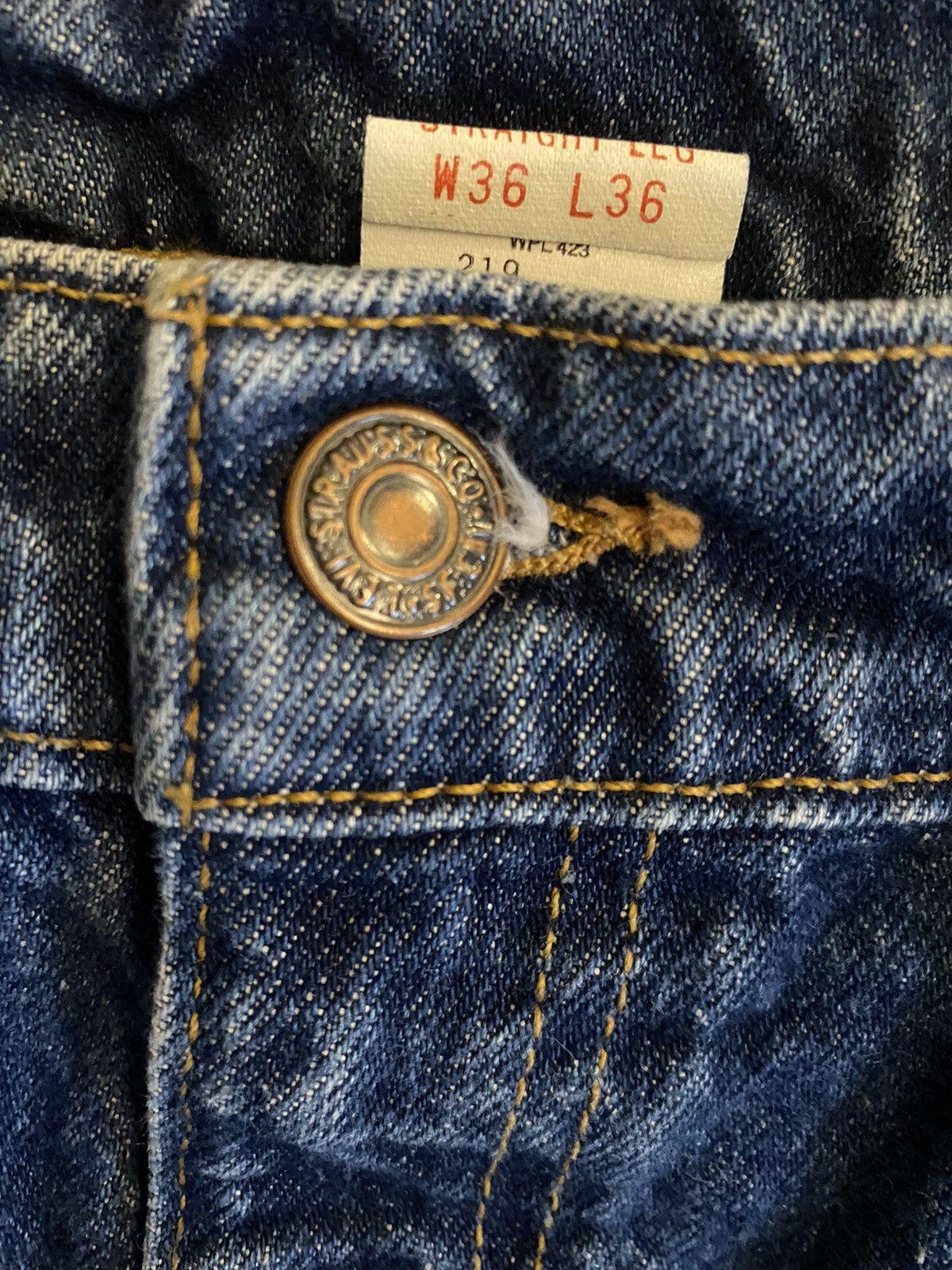 Levi's Vintage ‘96 Levi’s Orange Tab 505 Regular Fit 34x34 Size US 34 / EU 50 - 7 Thumbnail