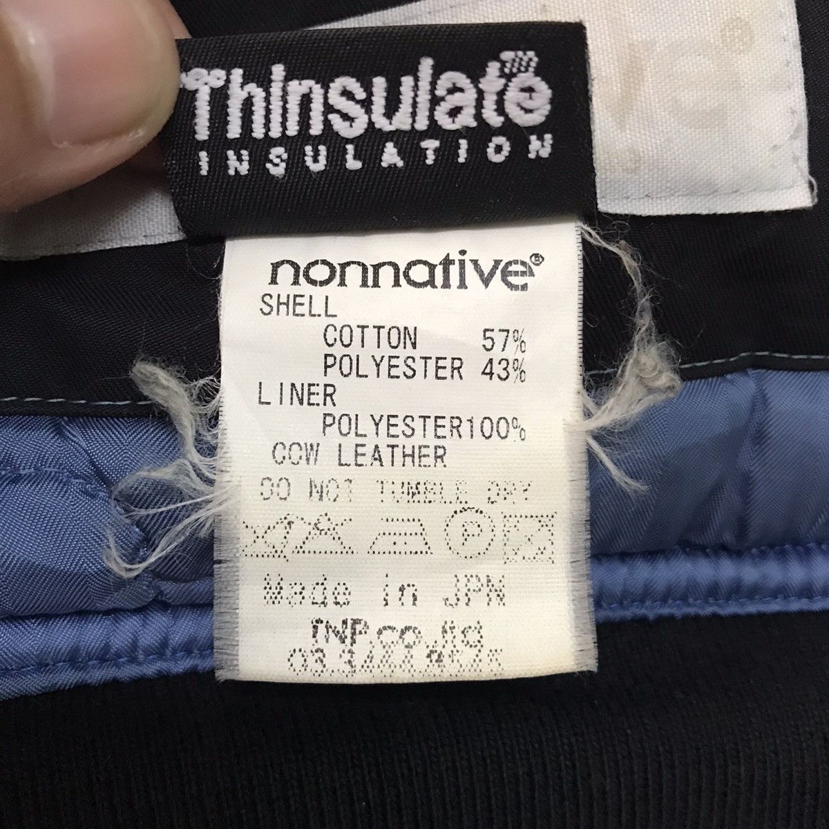 Nonnative Nonnative Thinsulate Jacket Made in Japan Riri Zipper Size US M / EU 48-50 / 2 - 15 Thumbnail