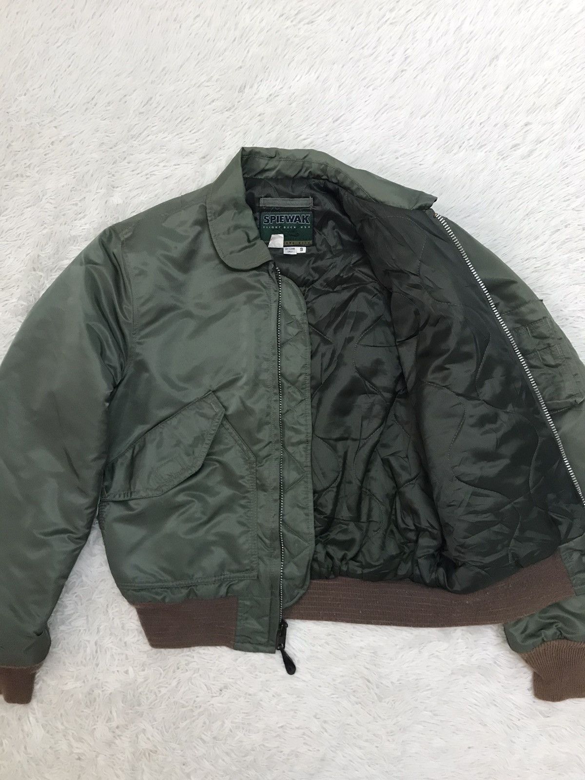 I. Spiewak And Sons Spiewak Flight Deck Usa Jacket Ideal Zipper Size US S / EU 44-46 / 1 - 8 Thumbnail